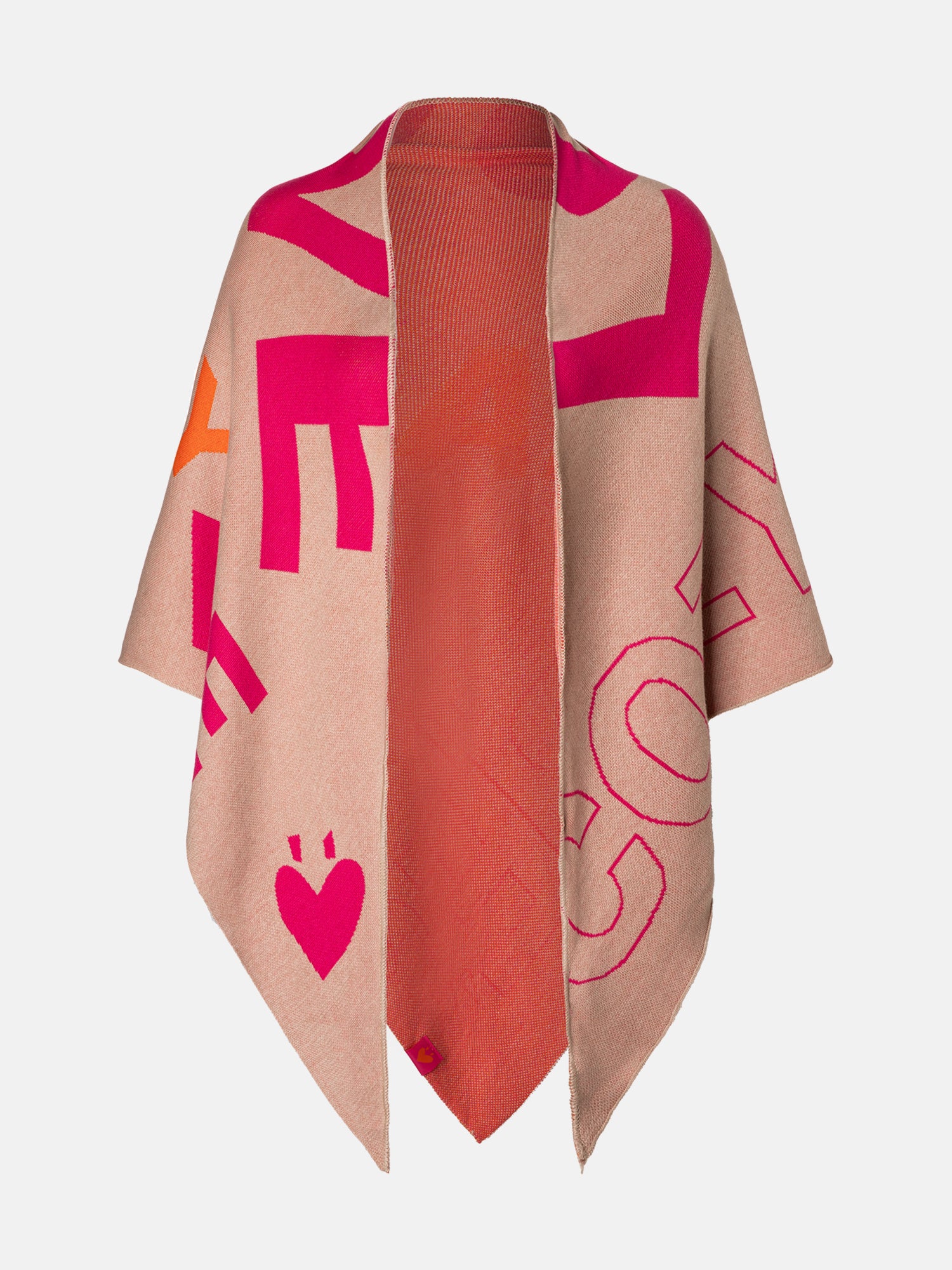 Dreiecksschal „Happy Vibes“