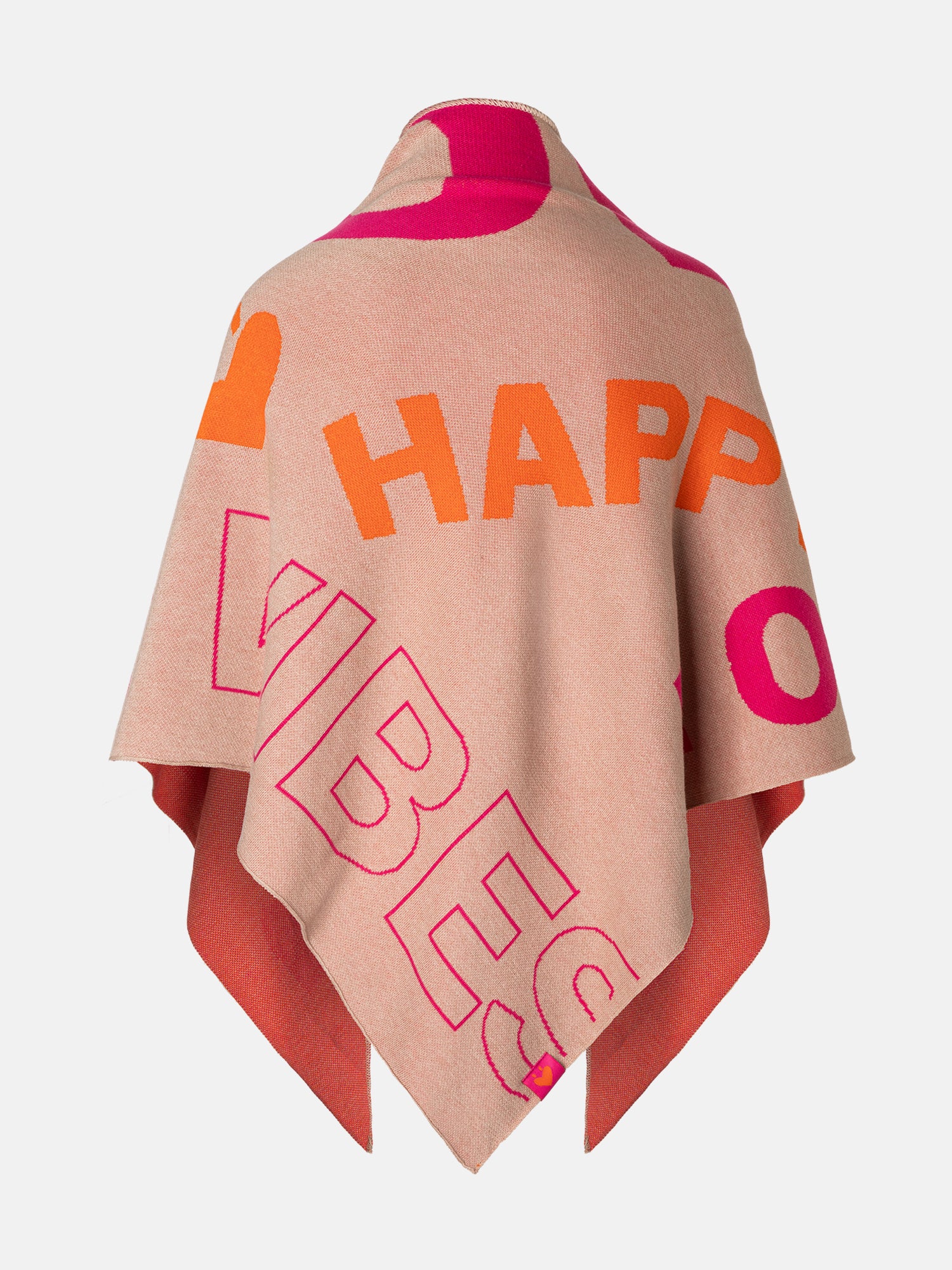 Dreiecksschal „Happy Vibes“