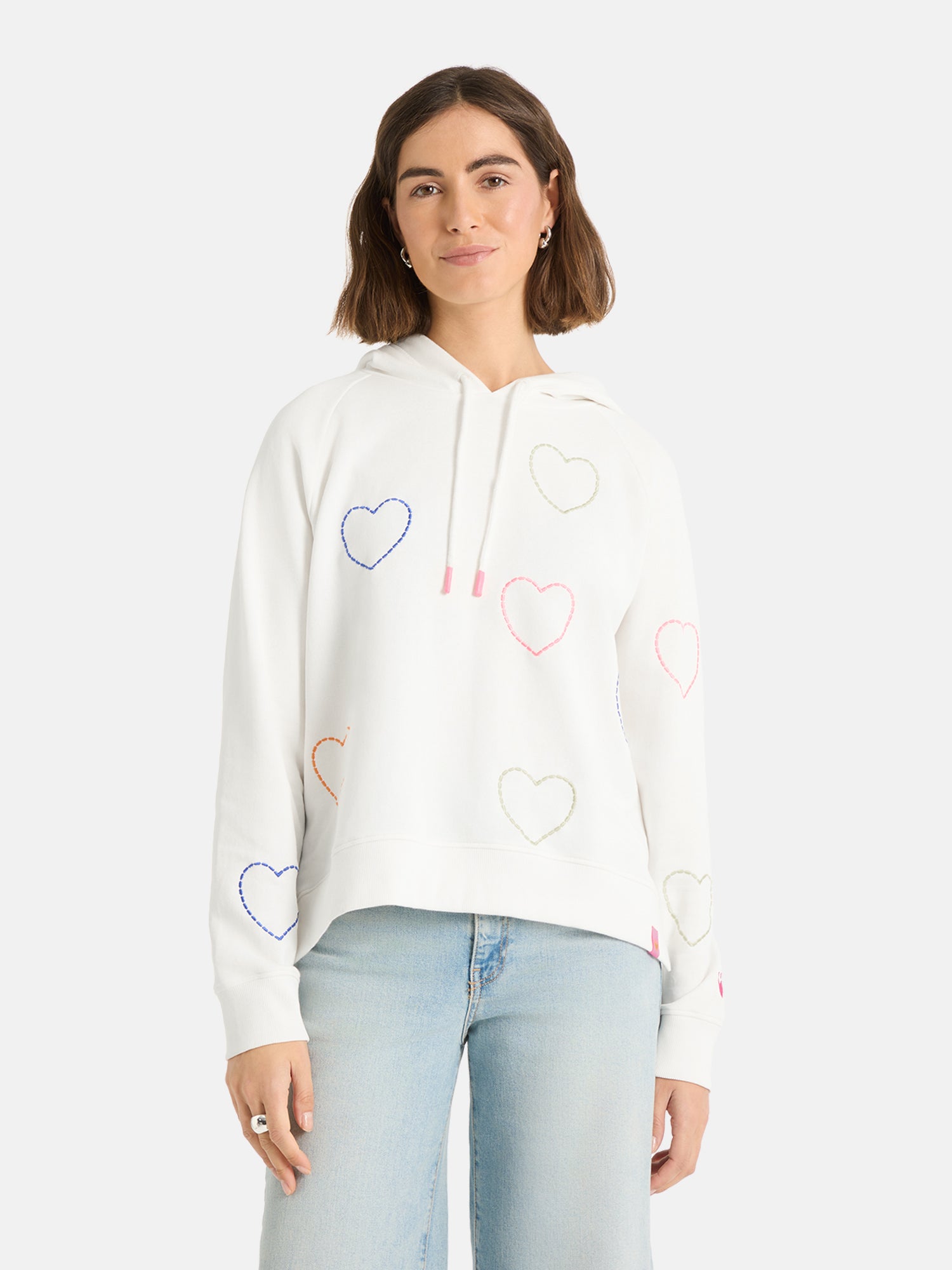 Hoodie "AirL" aus Baumwollmix