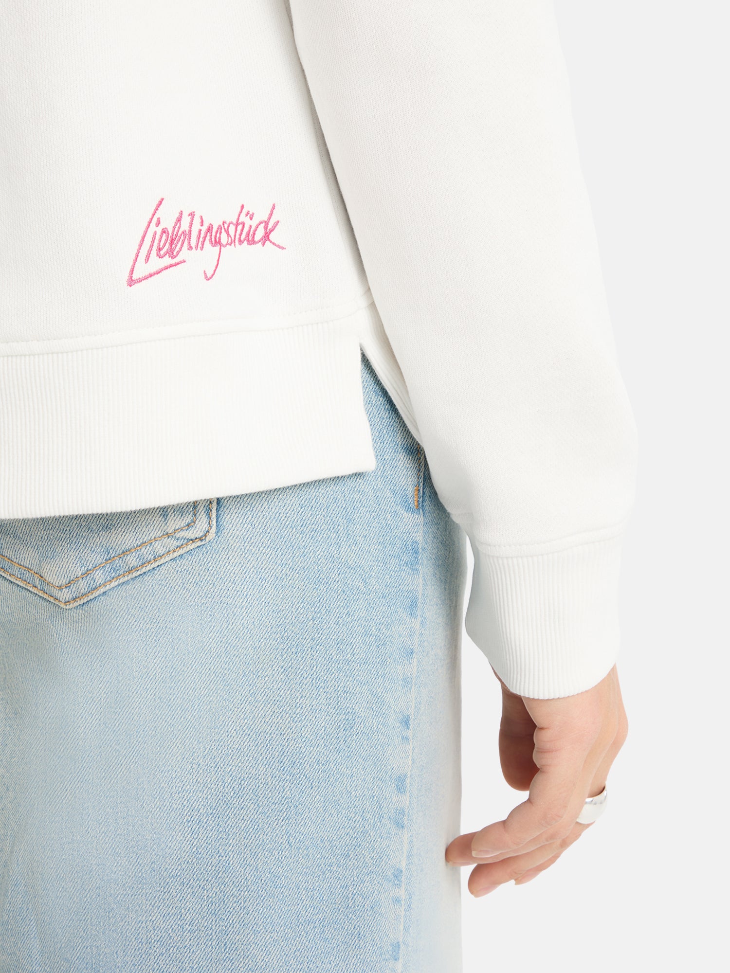 Hoodie "AirL" aus Baumwollmix