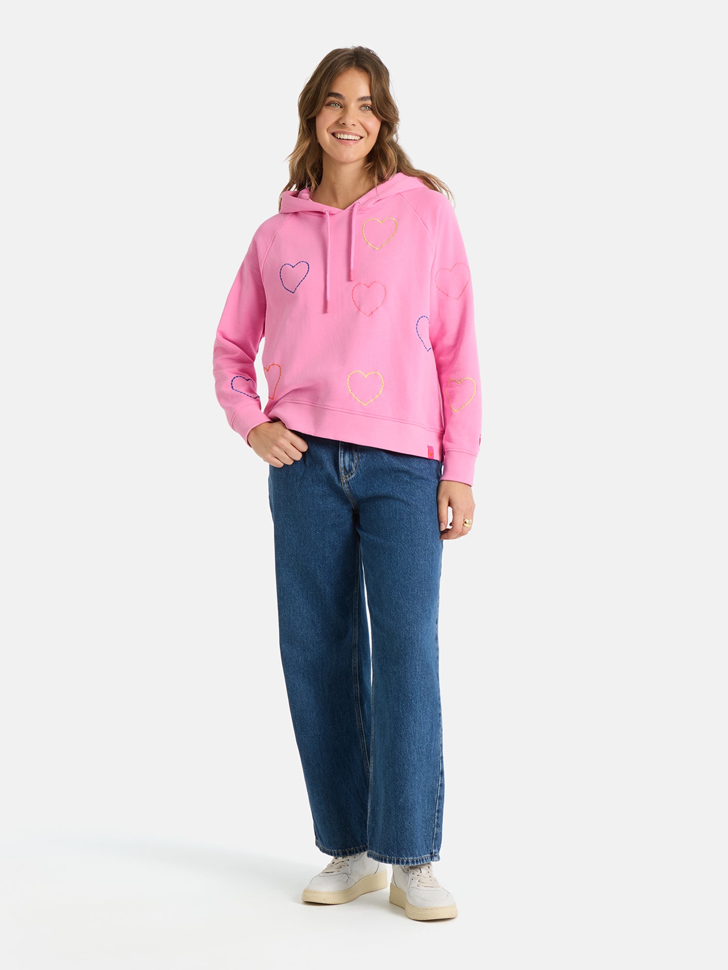 Hoodie "AirL" aus Baumwollmix