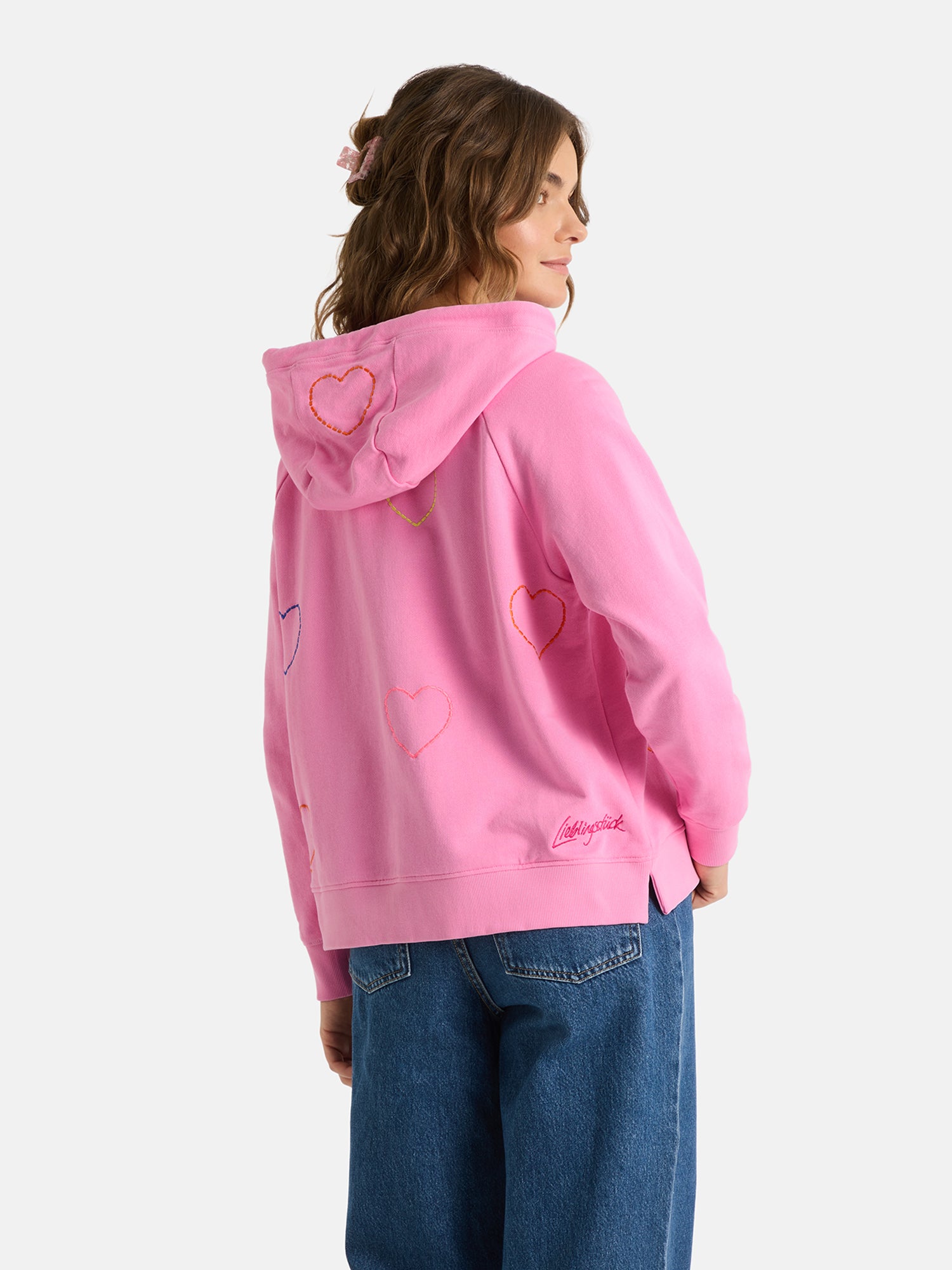 Hoodie "AirL" aus Baumwollmix