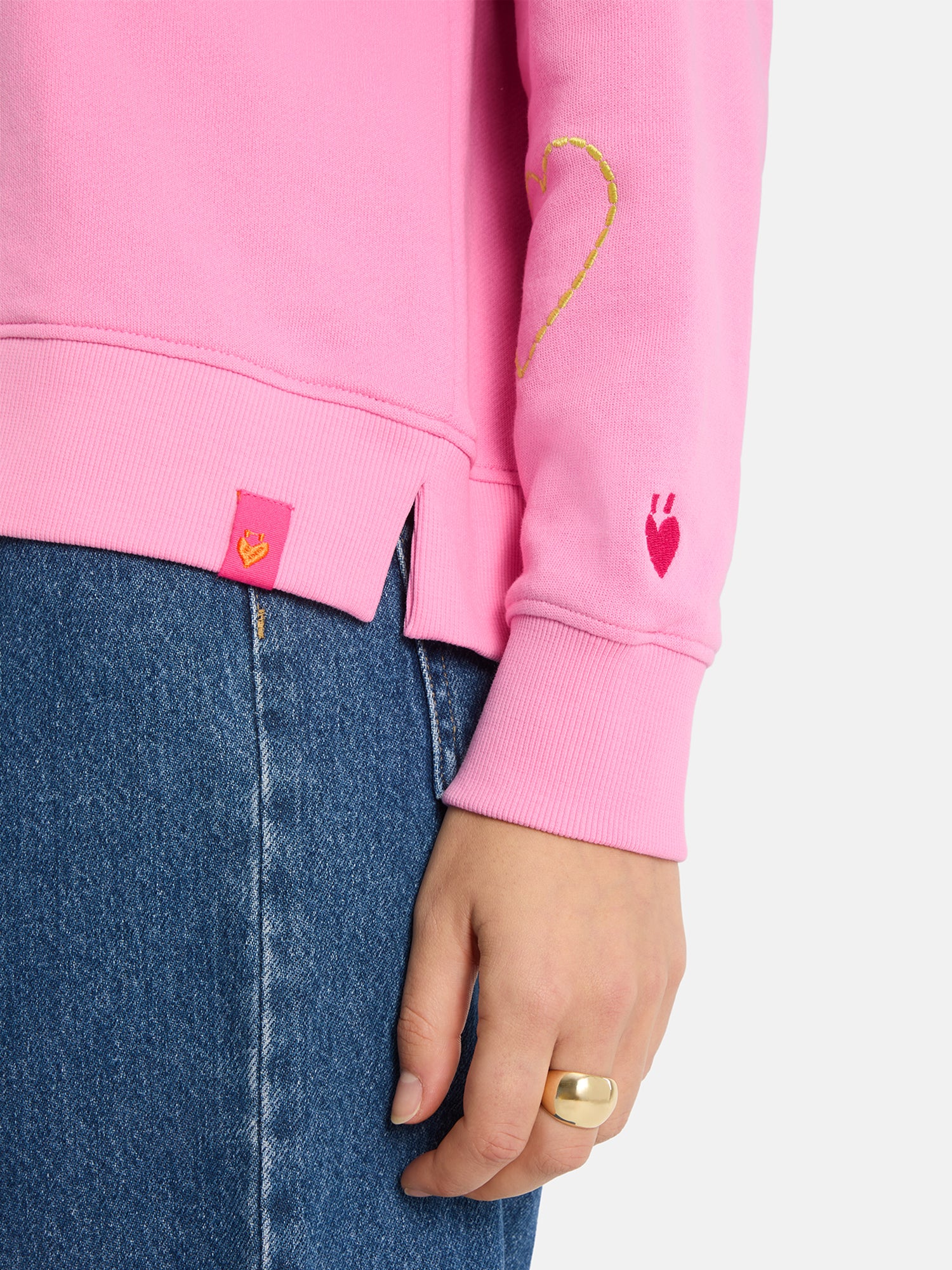 Hoodie "AirL" aus Baumwollmix