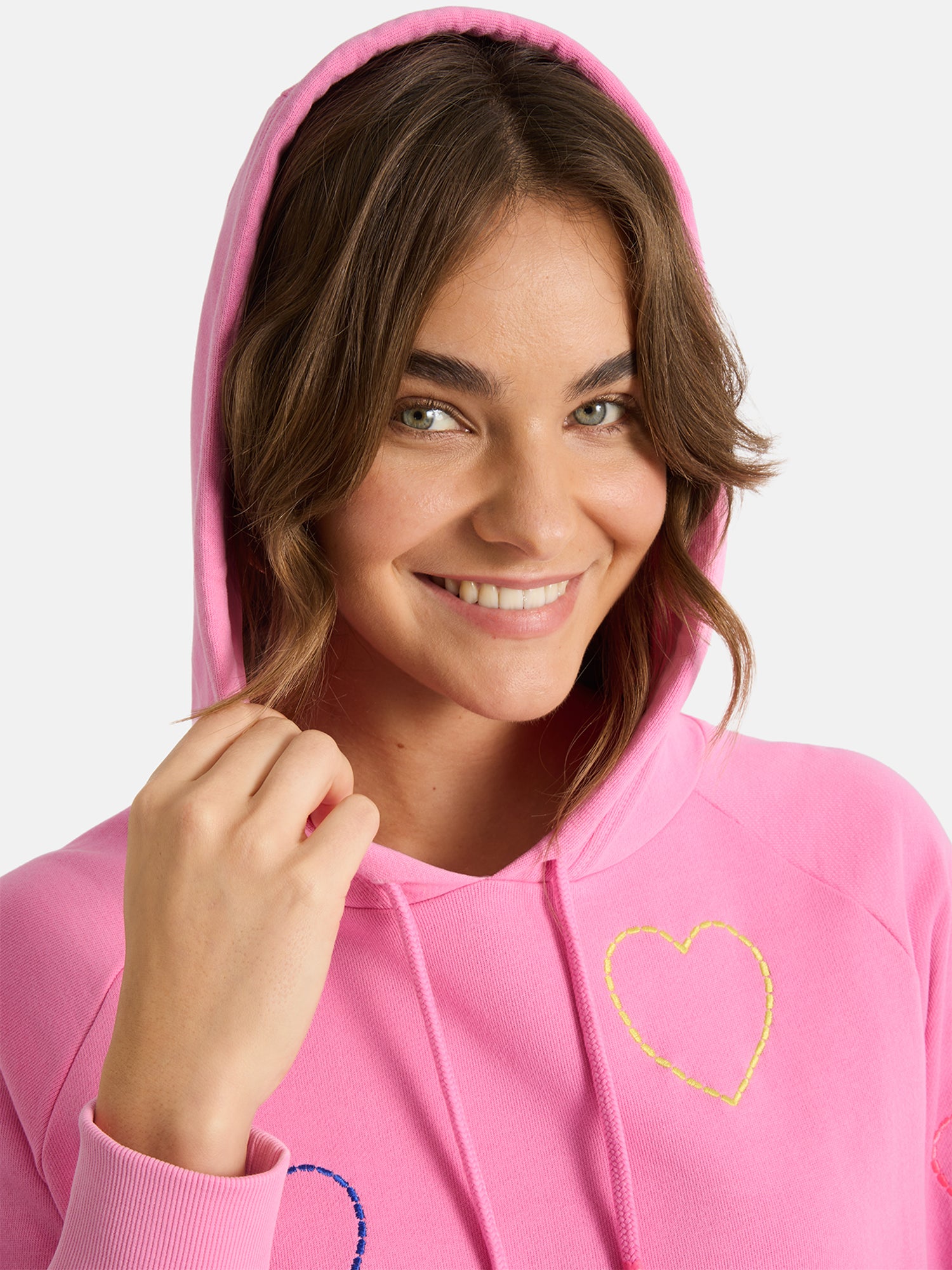 Hoodie "AirL" aus Baumwollmix