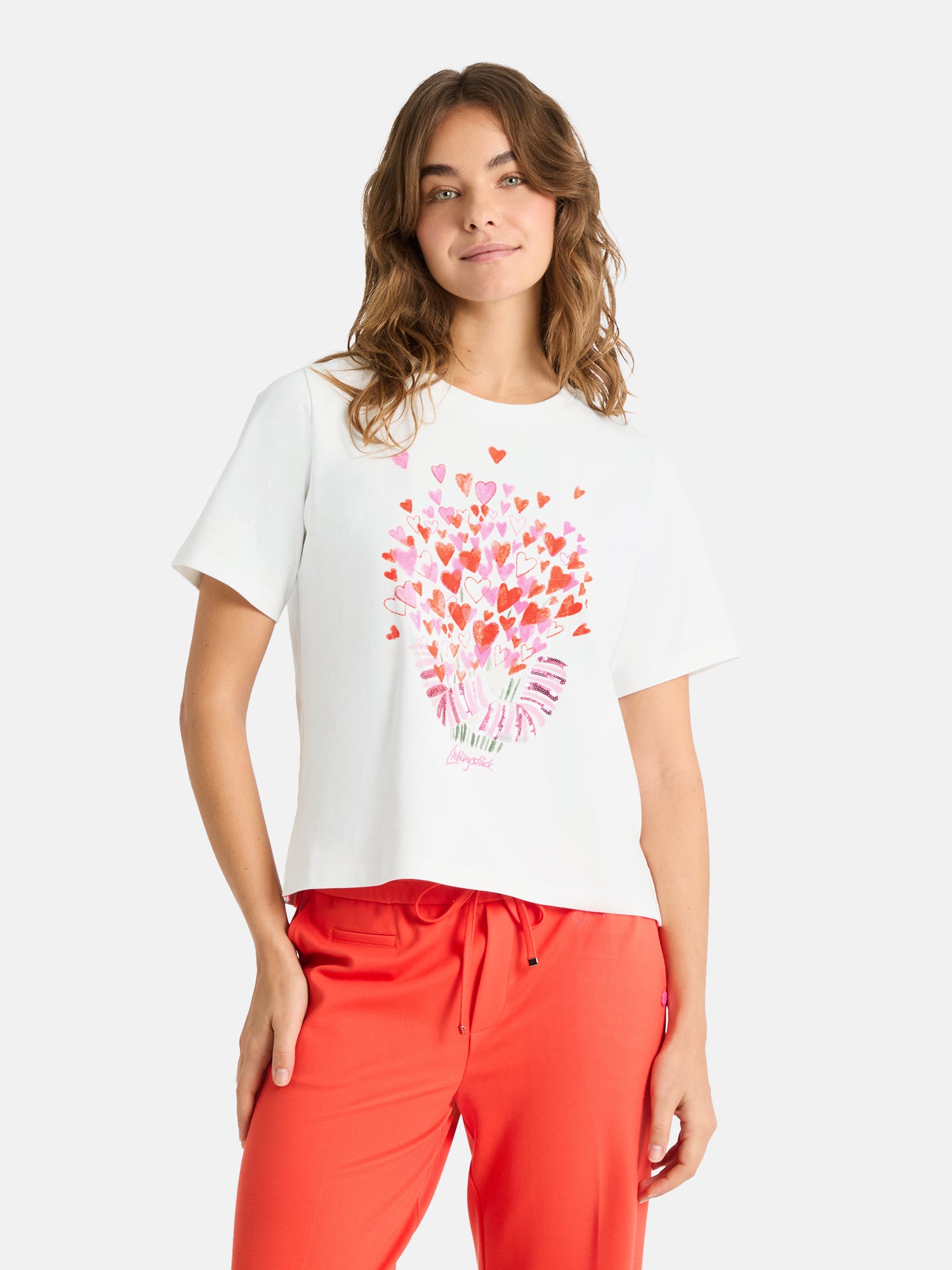 T-Shirt "CarminaL" aus Baumwolle