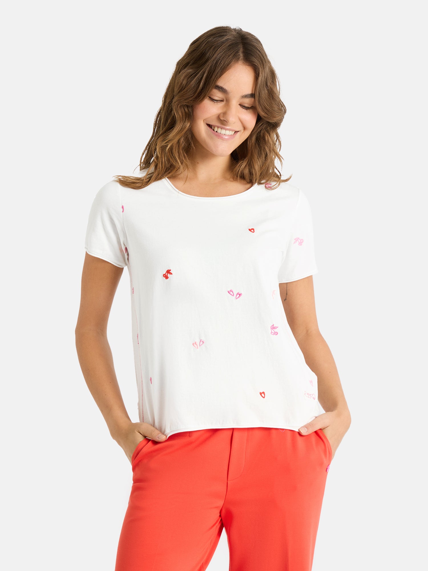 T-Shirt "Cilia" aus Baumwolle