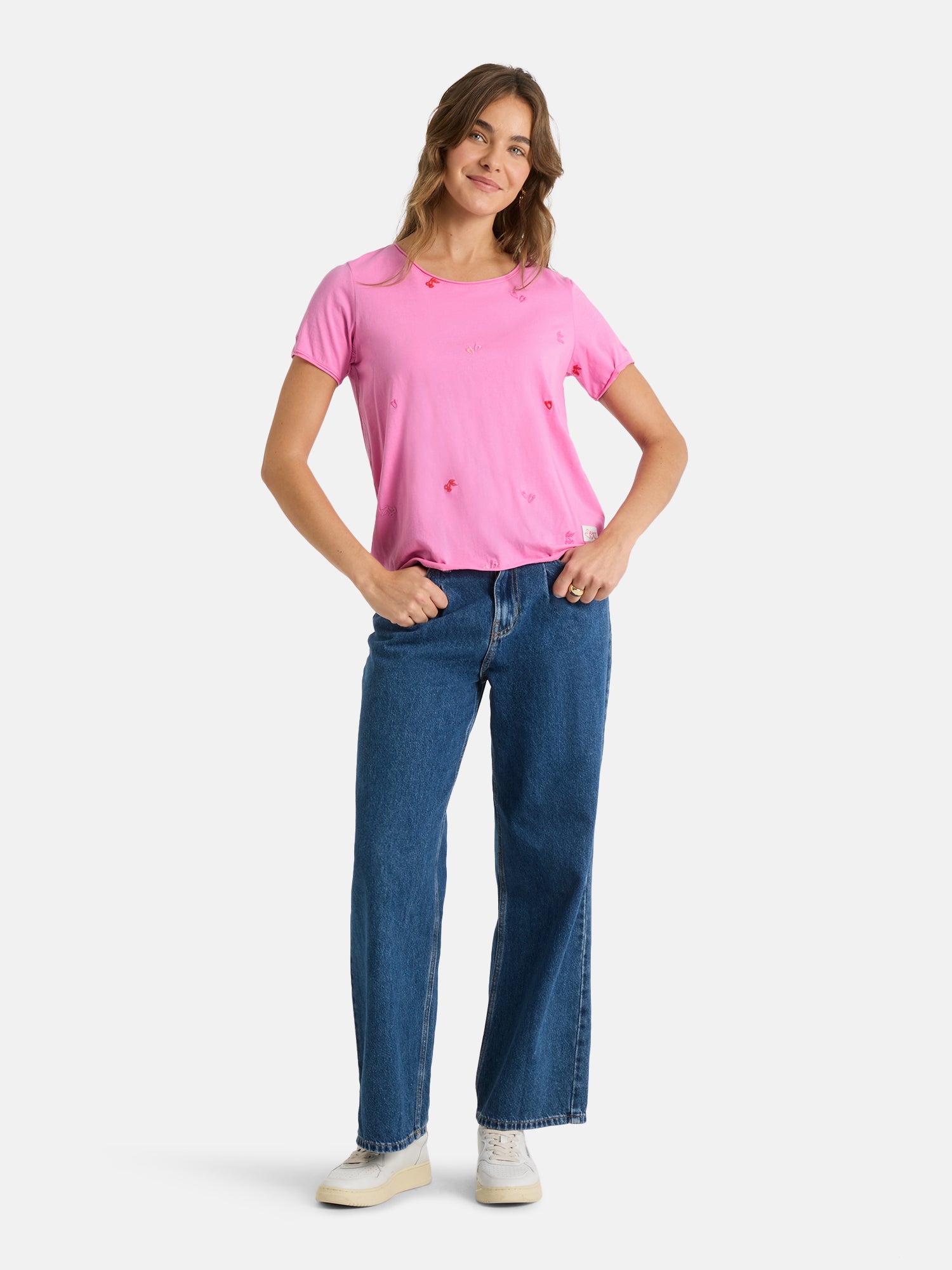 T-Shirt "Cilia" aus Baumwolle