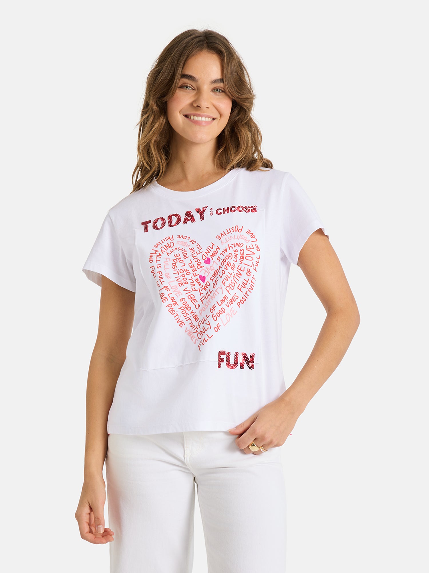 T-Shirt "CleoL" aus Baumwolle