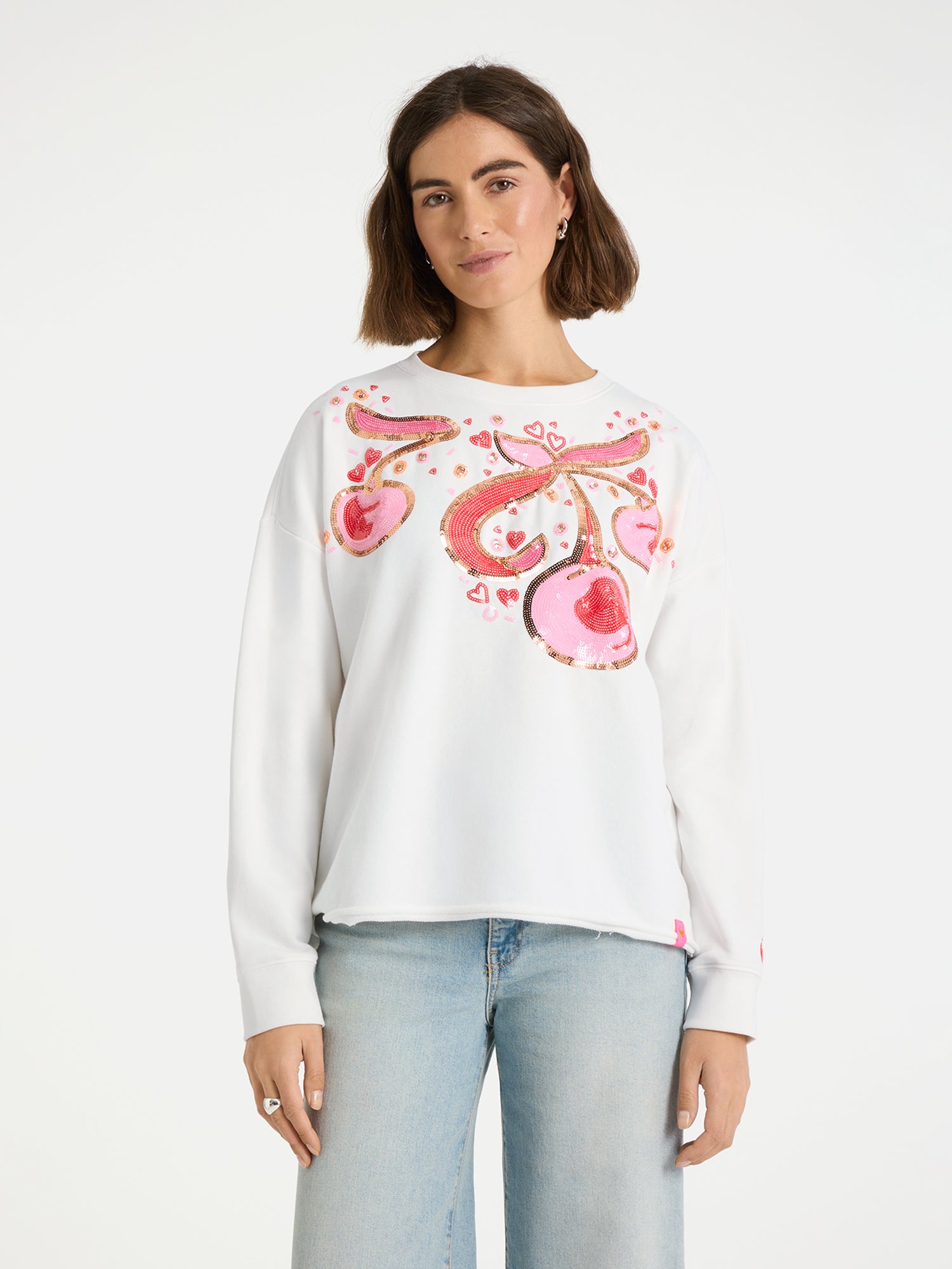 Sweatshirt "Glam" aus Baumwolle