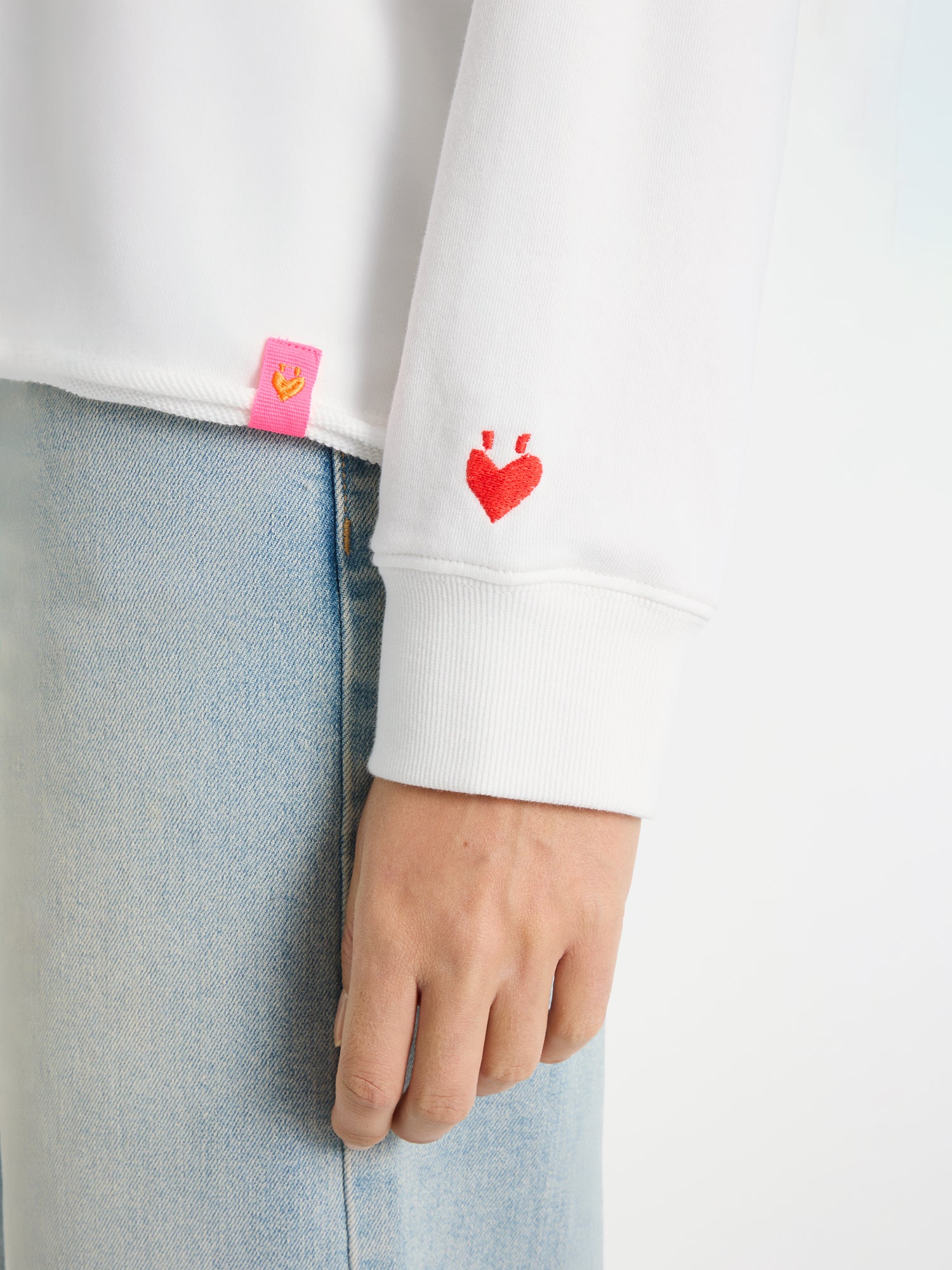 Sweatshirt "Glam" aus Baumwolle