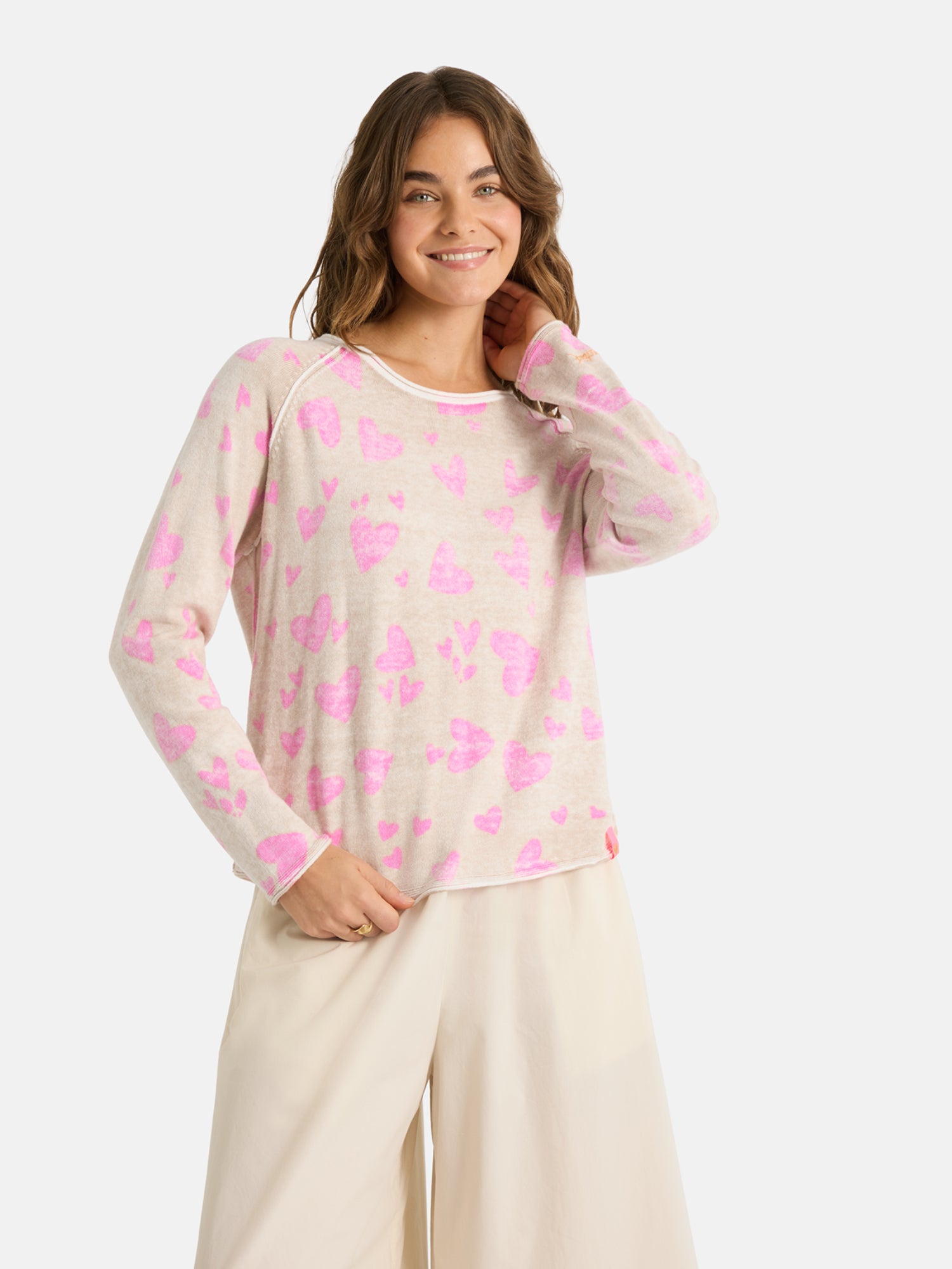 Longsleeve "LiloL" mit Kaschmir