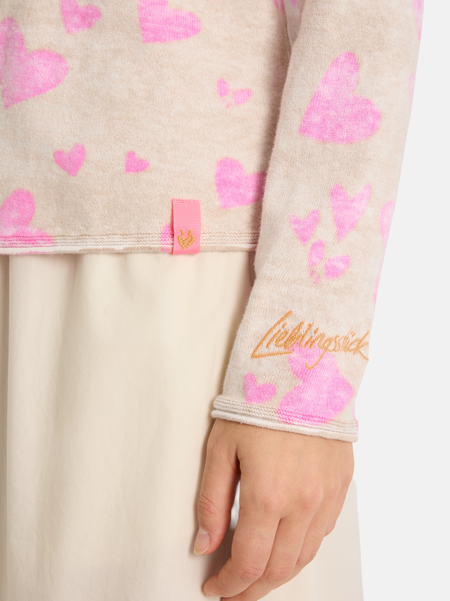 Longsleeve "LiloL" mit Kaschmir