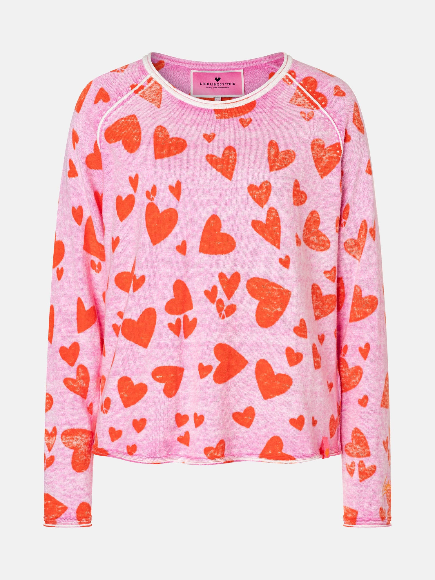 Longsleeve "LiloL" mit Kaschmir