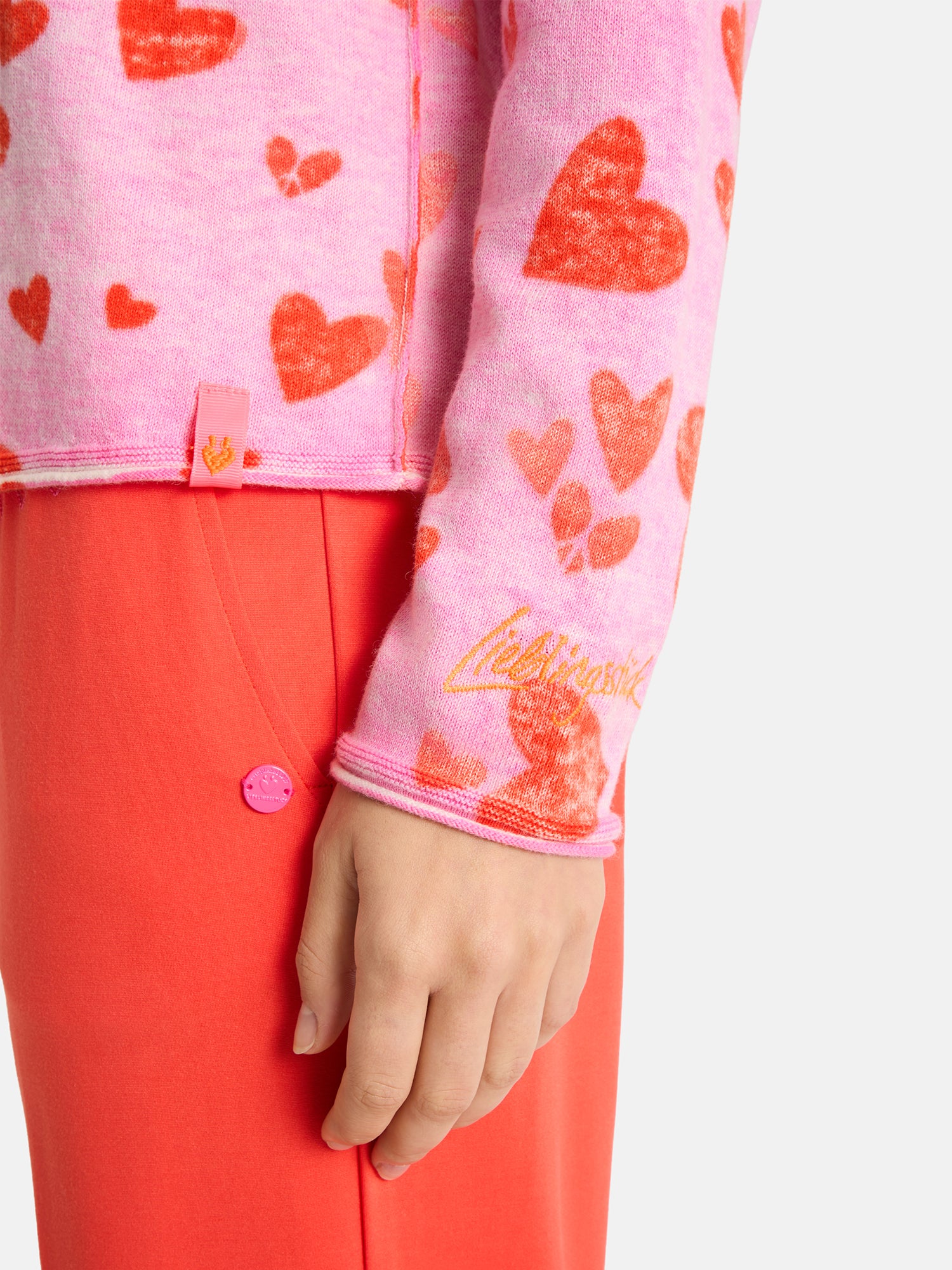 Longsleeve "LiloL" mit Kaschmir