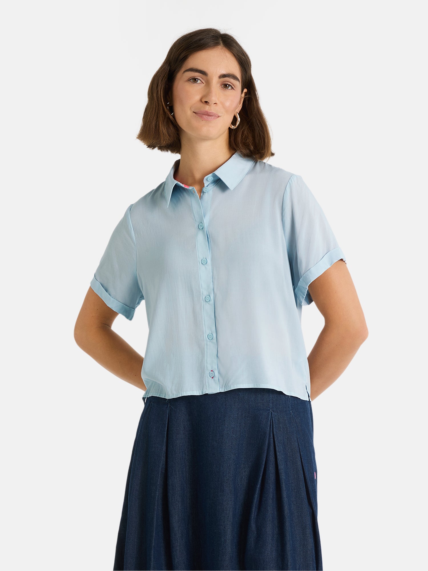 Bluse "RulaEP" mit Elasthan