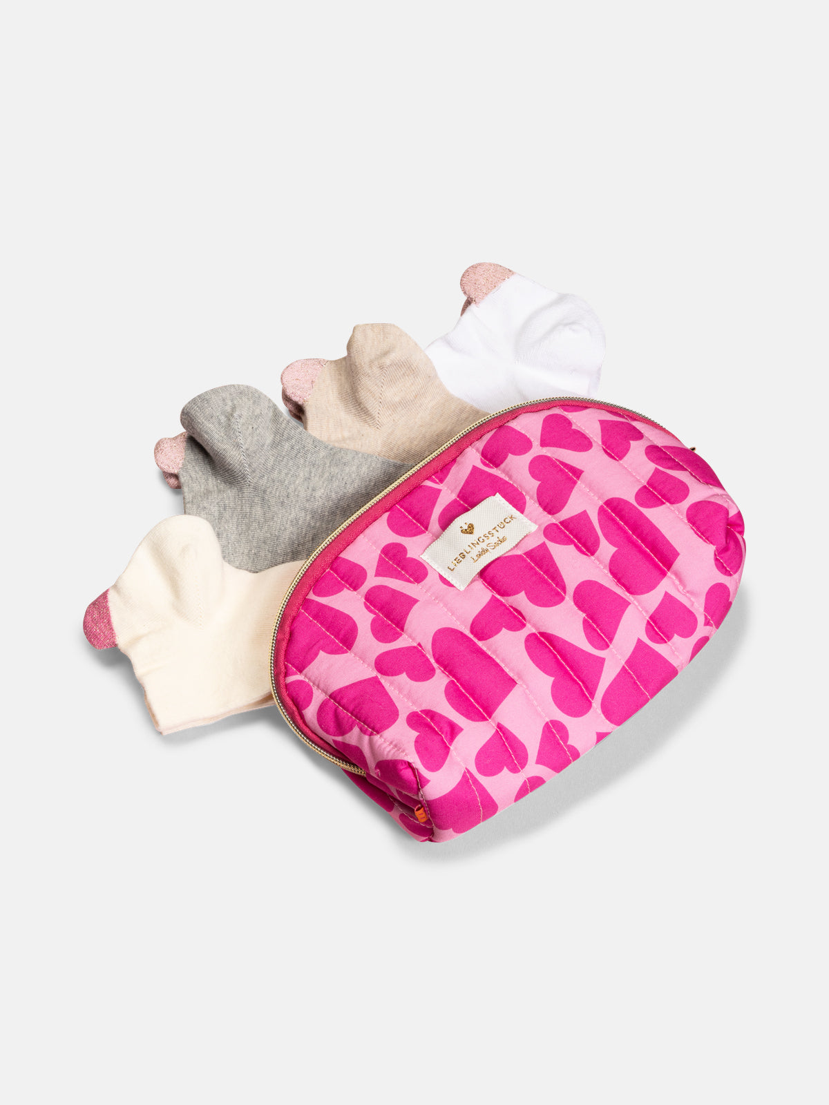 Lovely Socks mit Kulturtasche oder Geschenkbox