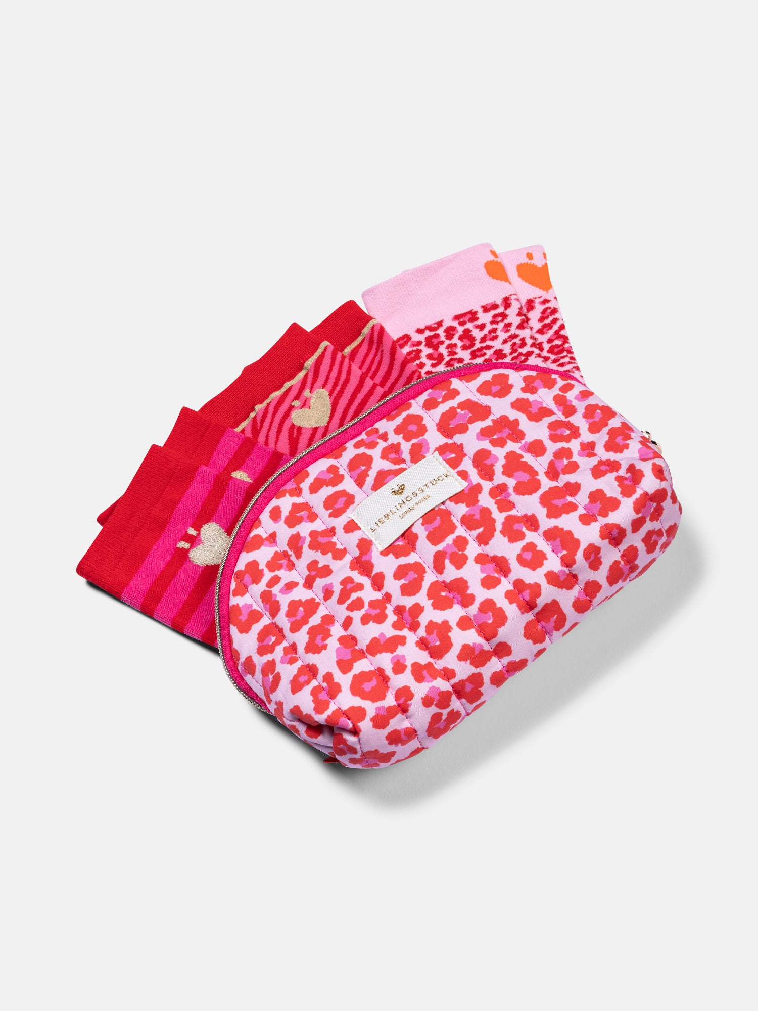 Lovely Socks mit Kulturtasche oder Geschenkbox