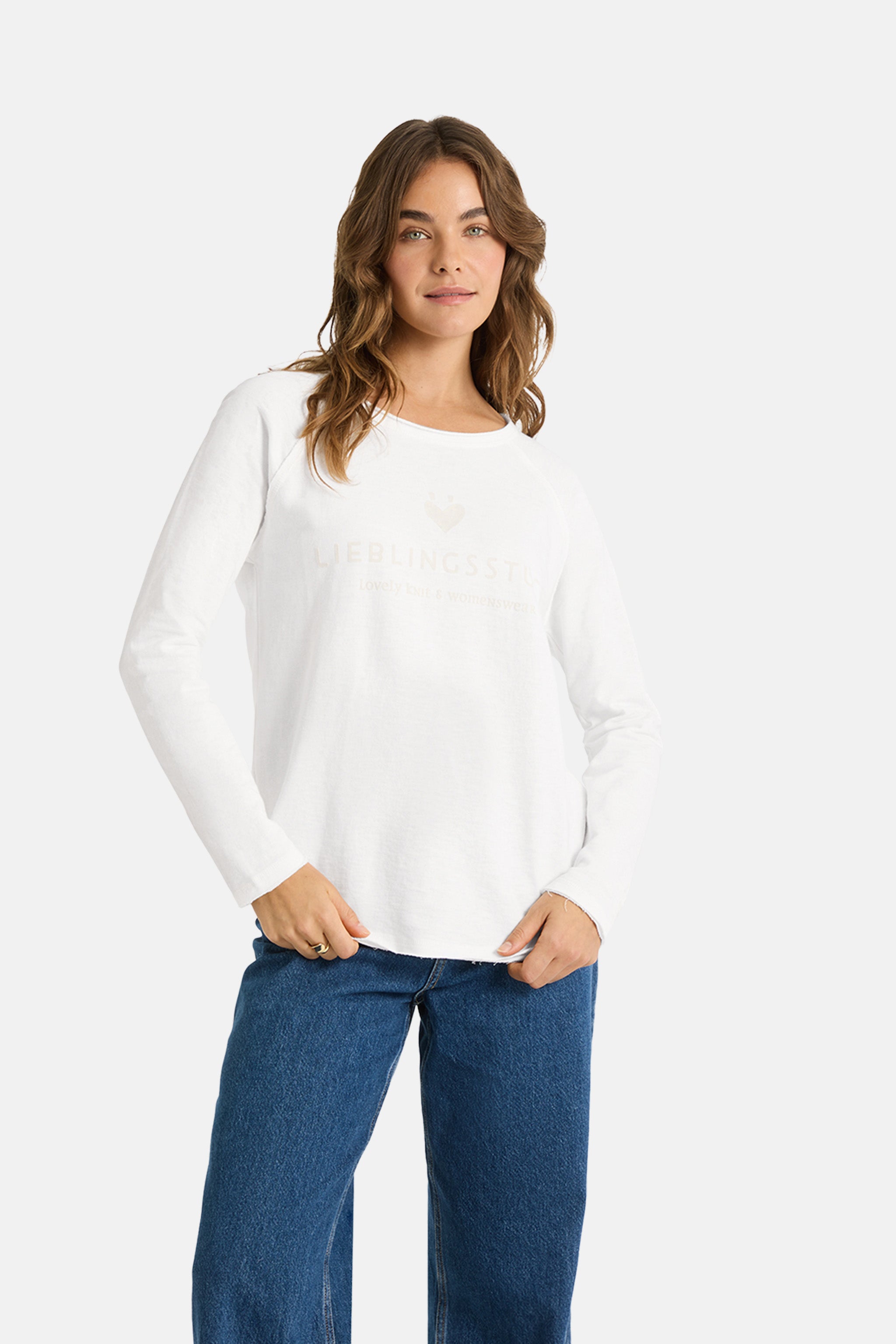 Sweatshirt "CathrinaEP" aus Baumwolle