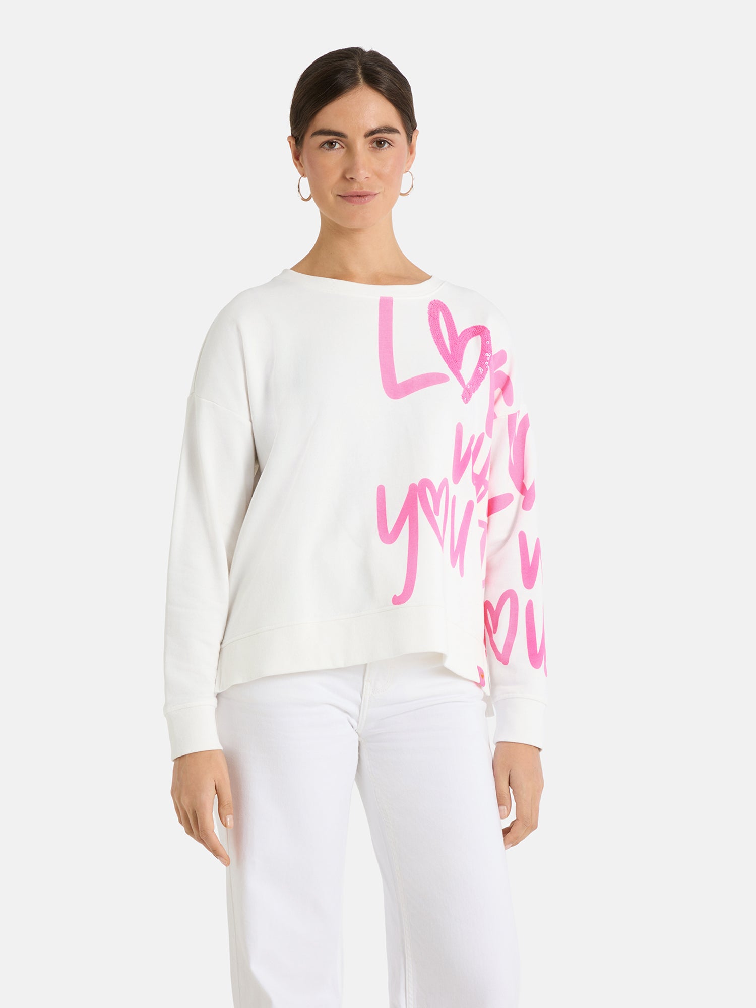 Sweater "SkipL" aus Baumwollmix