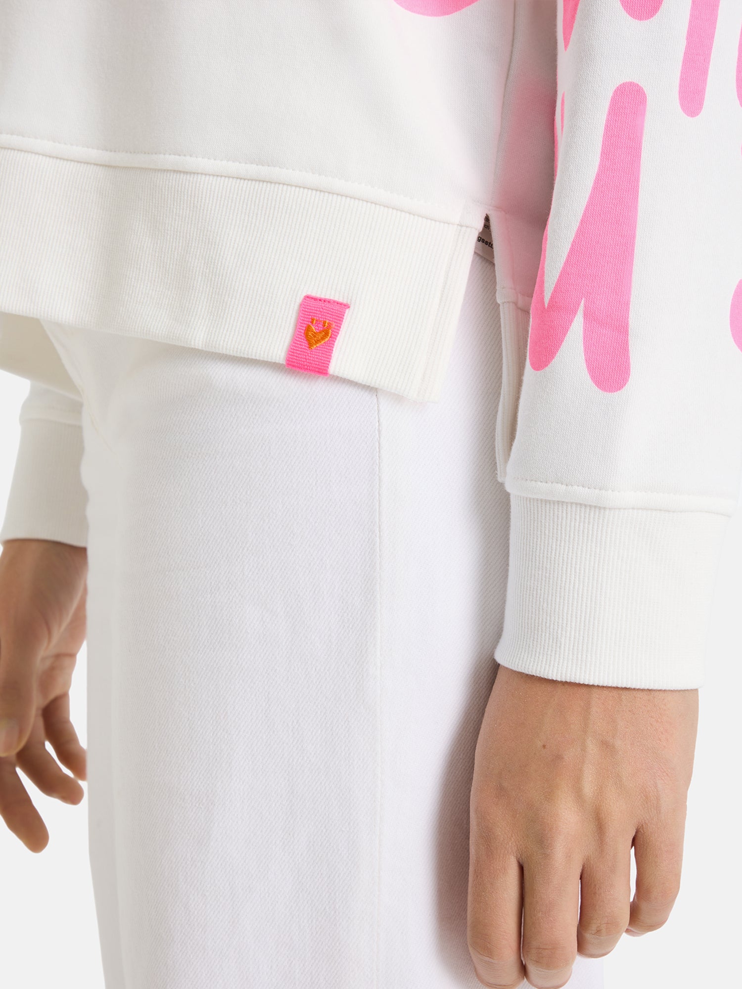 Sweater "SkipL" aus Baumwollmix