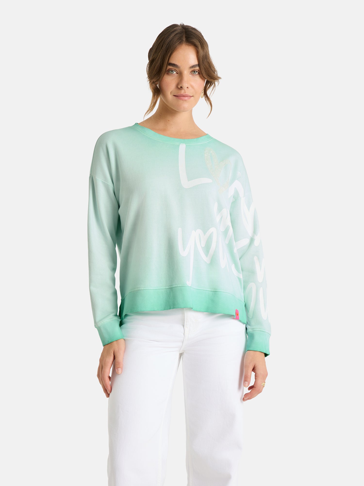 Sweater "SkipL" aus Baumwollmix