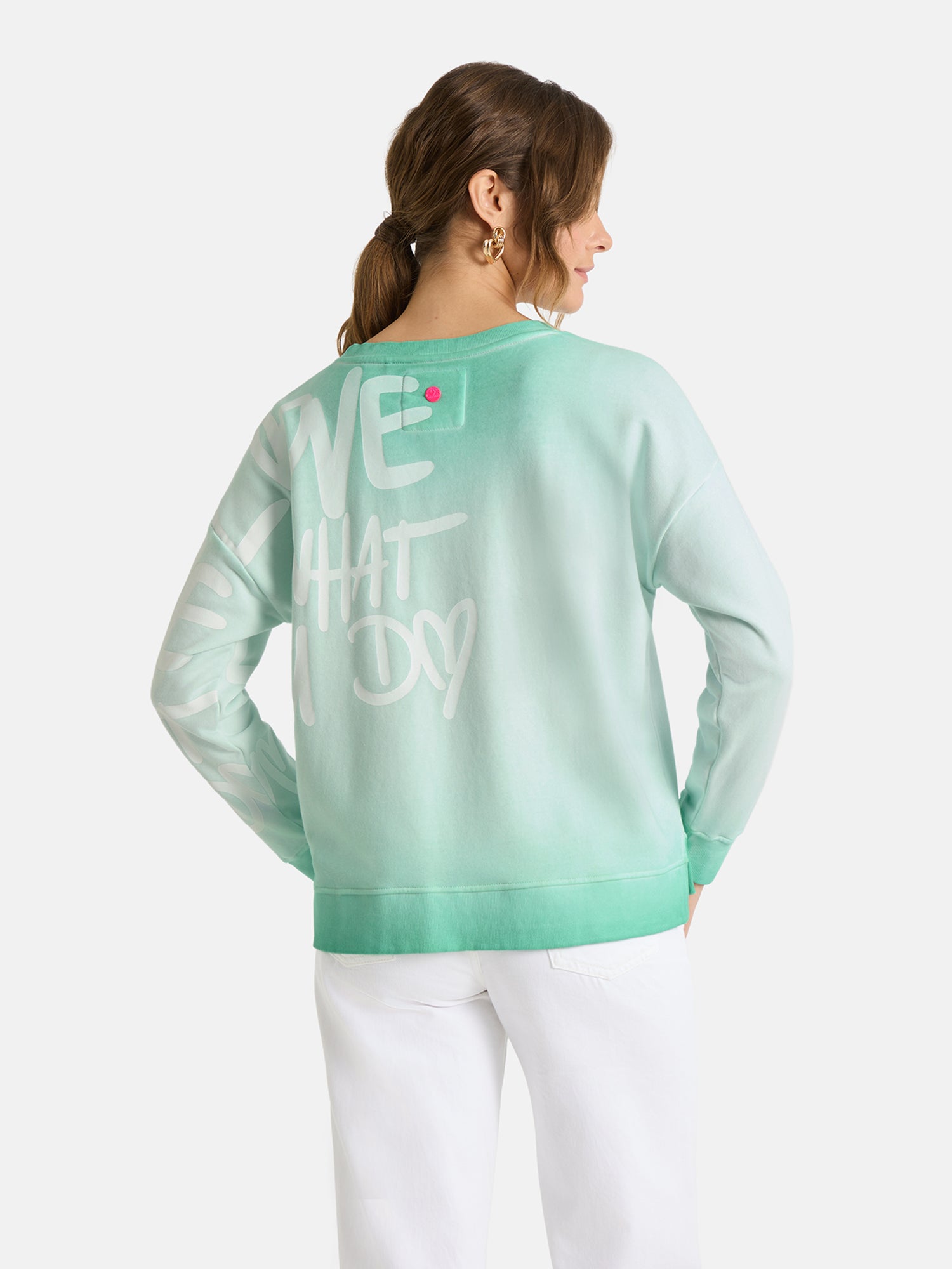 Sweater "SkipL" aus Baumwollmix