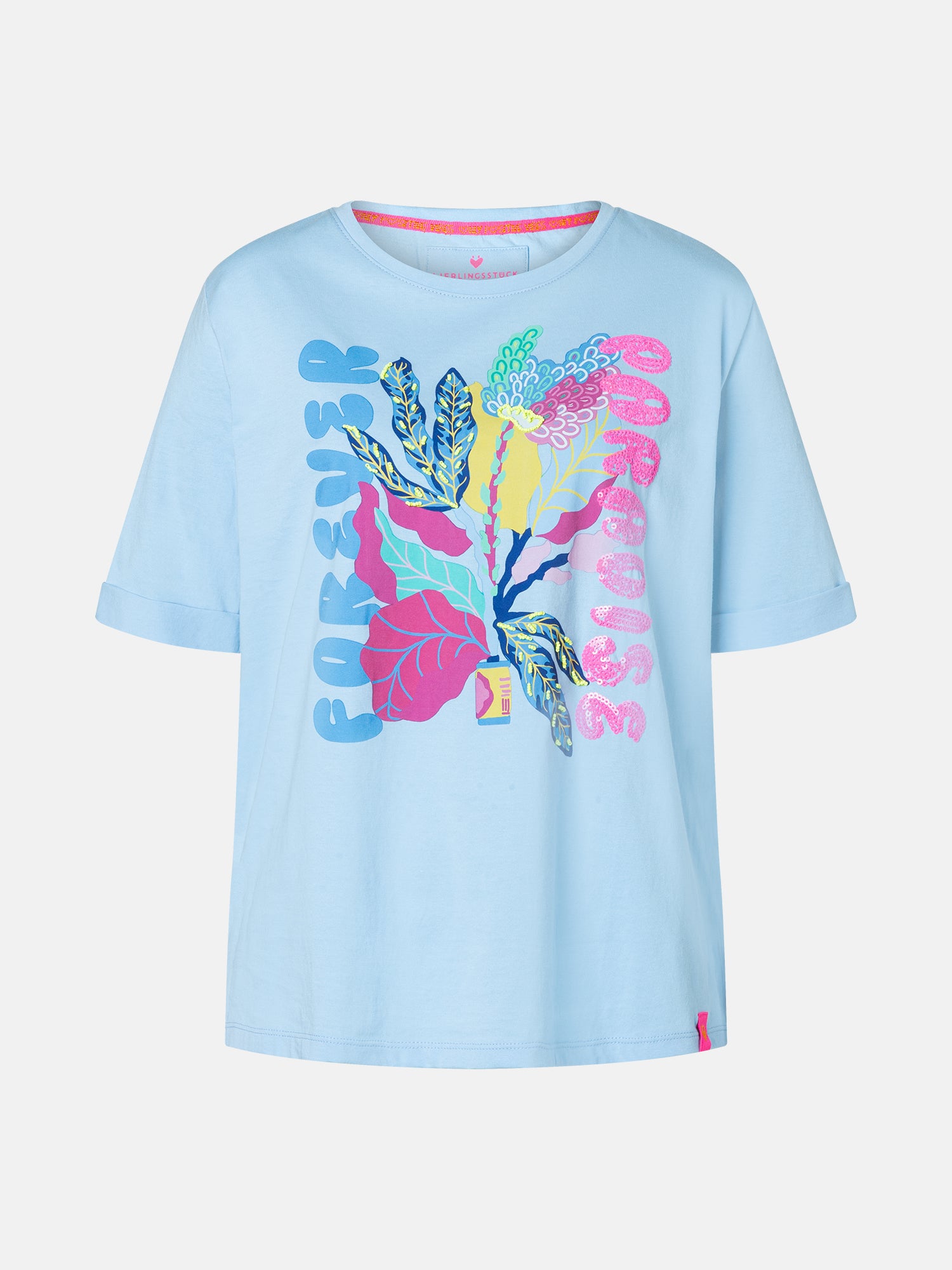 T-Shirt "DuranaL" aus Baumwolle