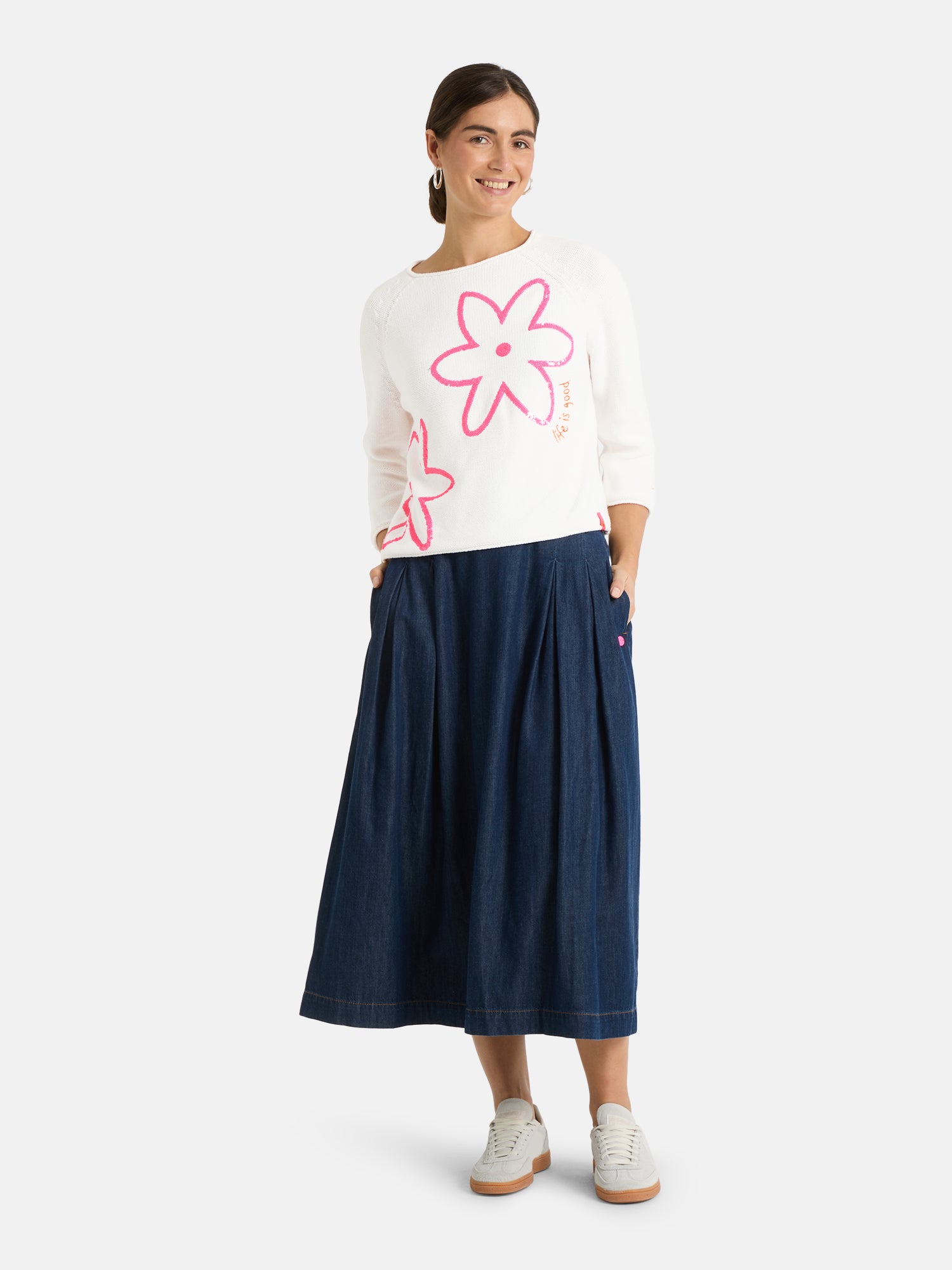 Pullover "AuriL" aus Baumwolle