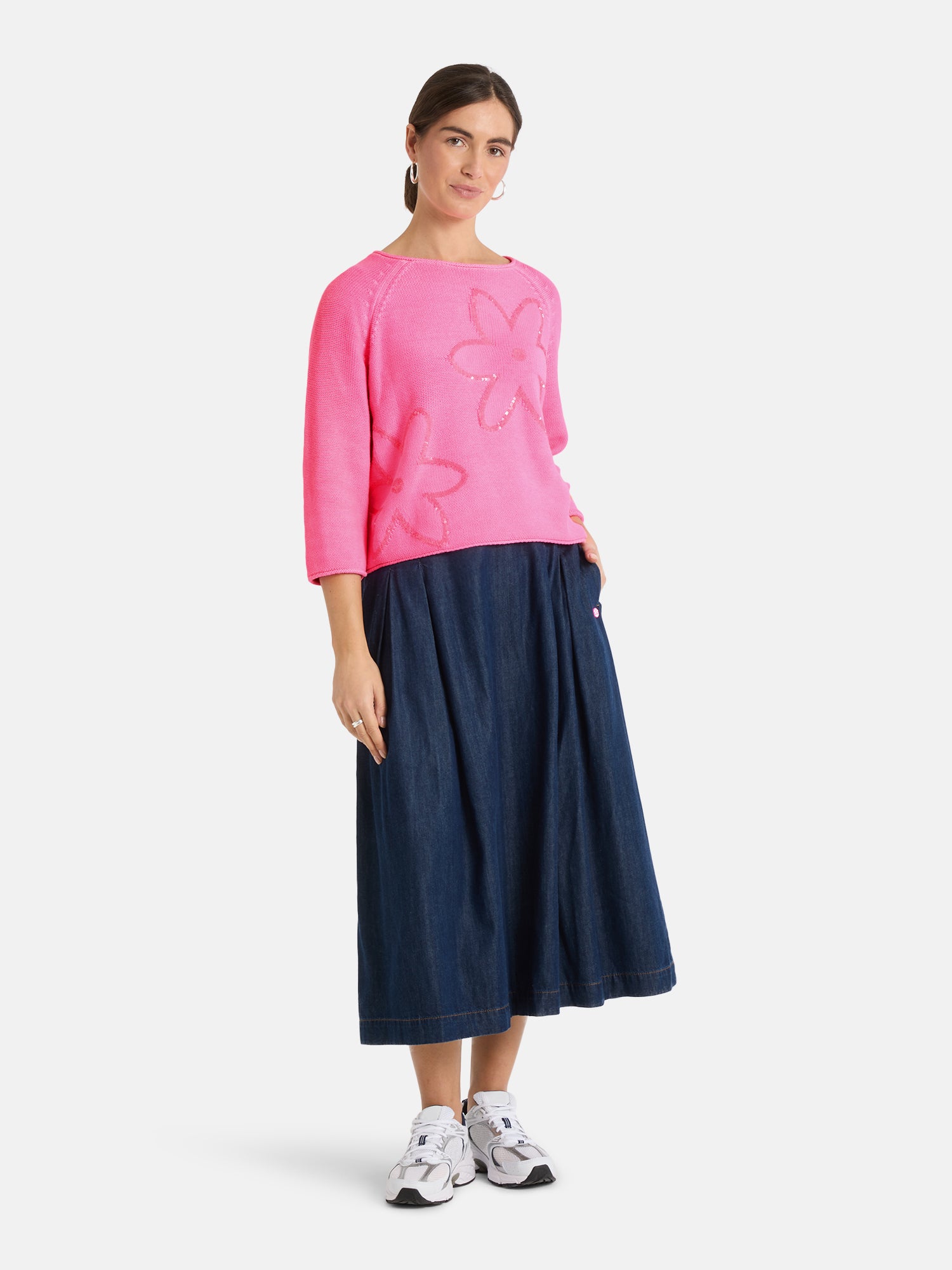 Pullover "AuriL" aus Baumwolle