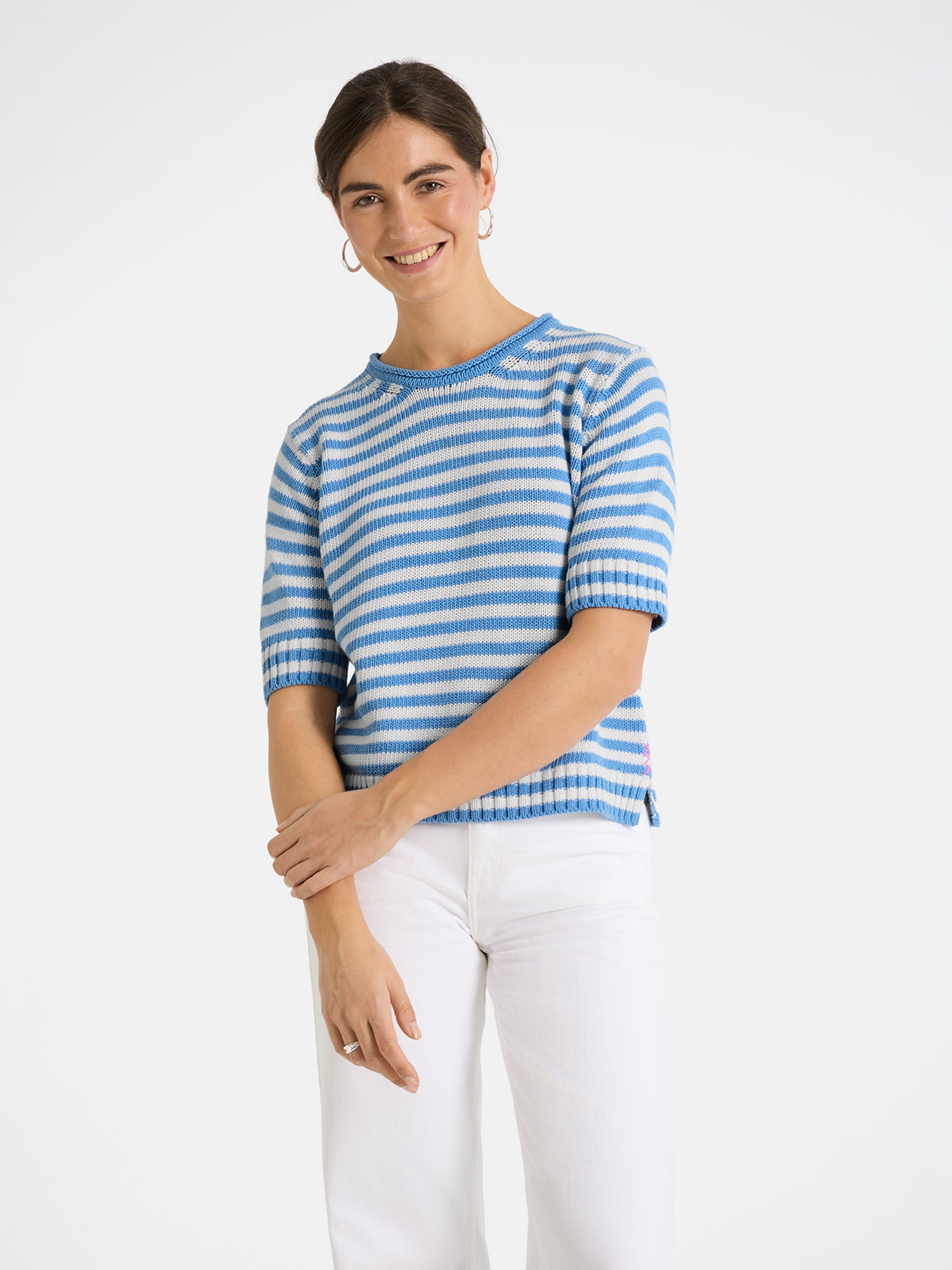 Pullover "AminaL"aus Baumwollmix