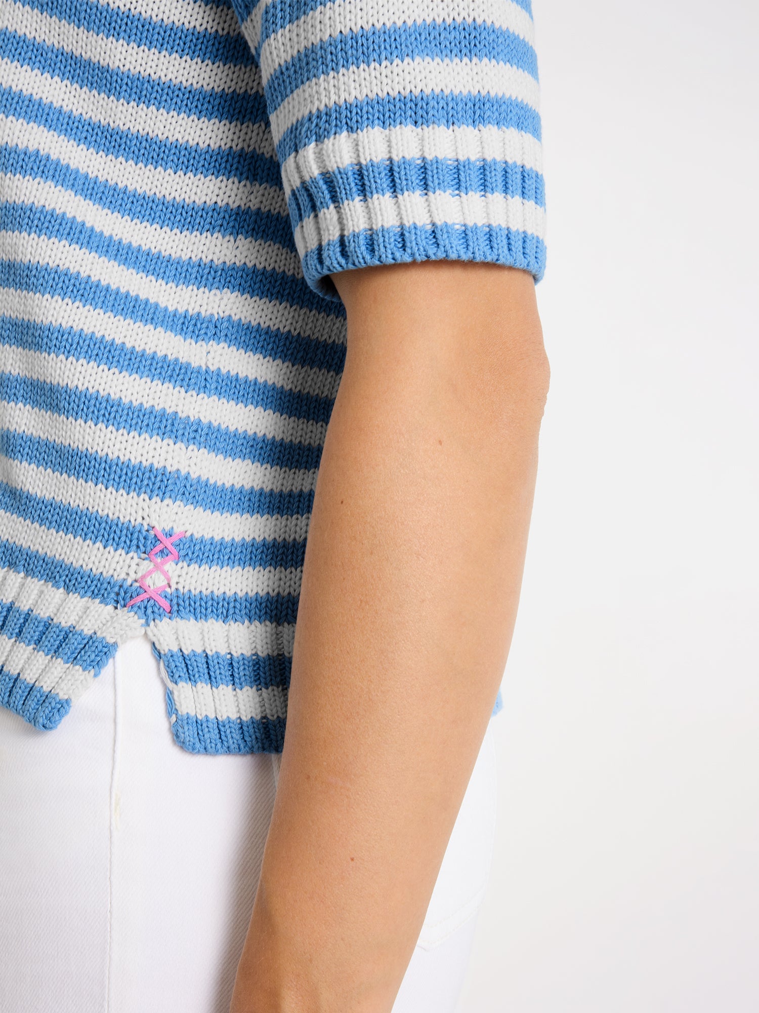 Pullover "AminaL"aus Baumwollmix