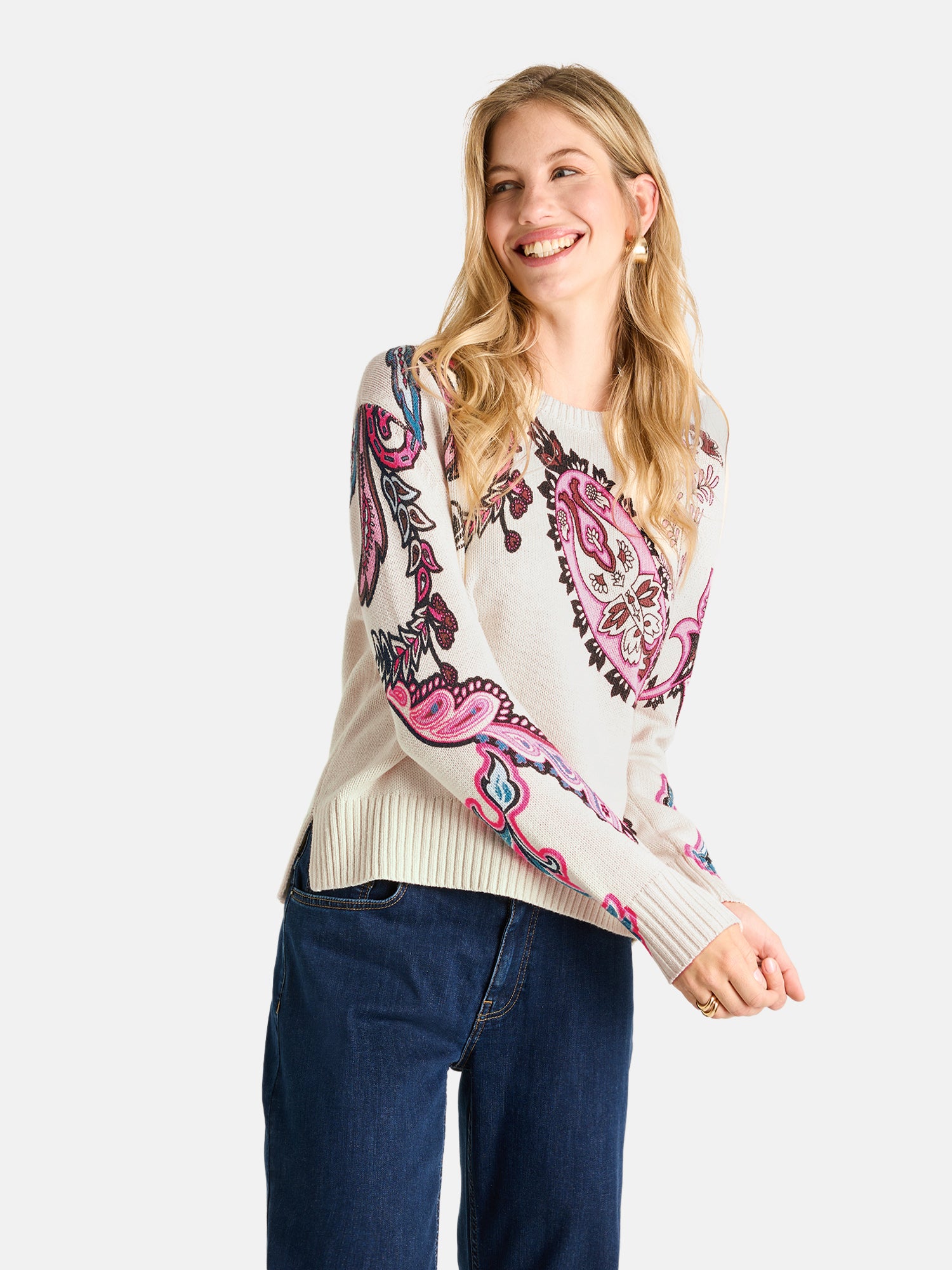 Pullover "AldriaL" aus Baumwollmix