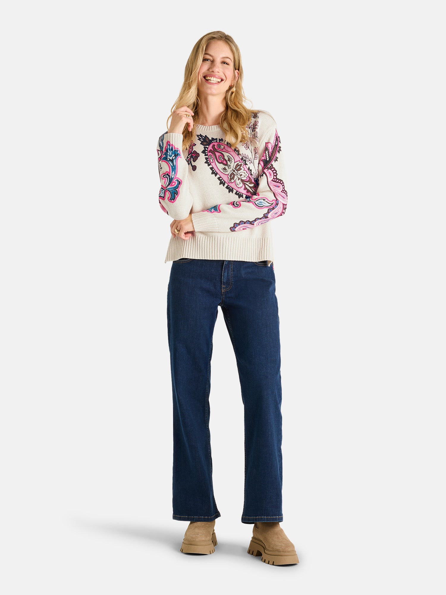 Pullover "AldriaL" aus Baumwollmix