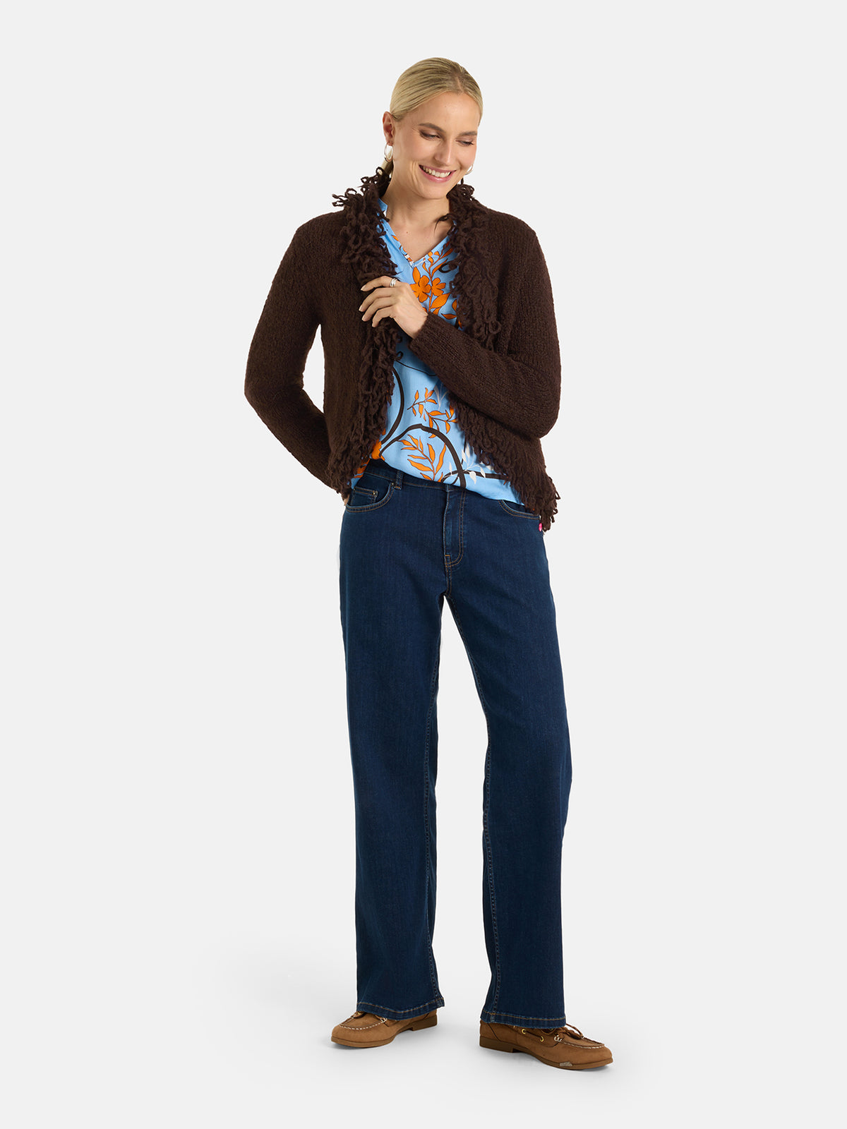Strickjacke "AlessiaL" mit Alpaka
