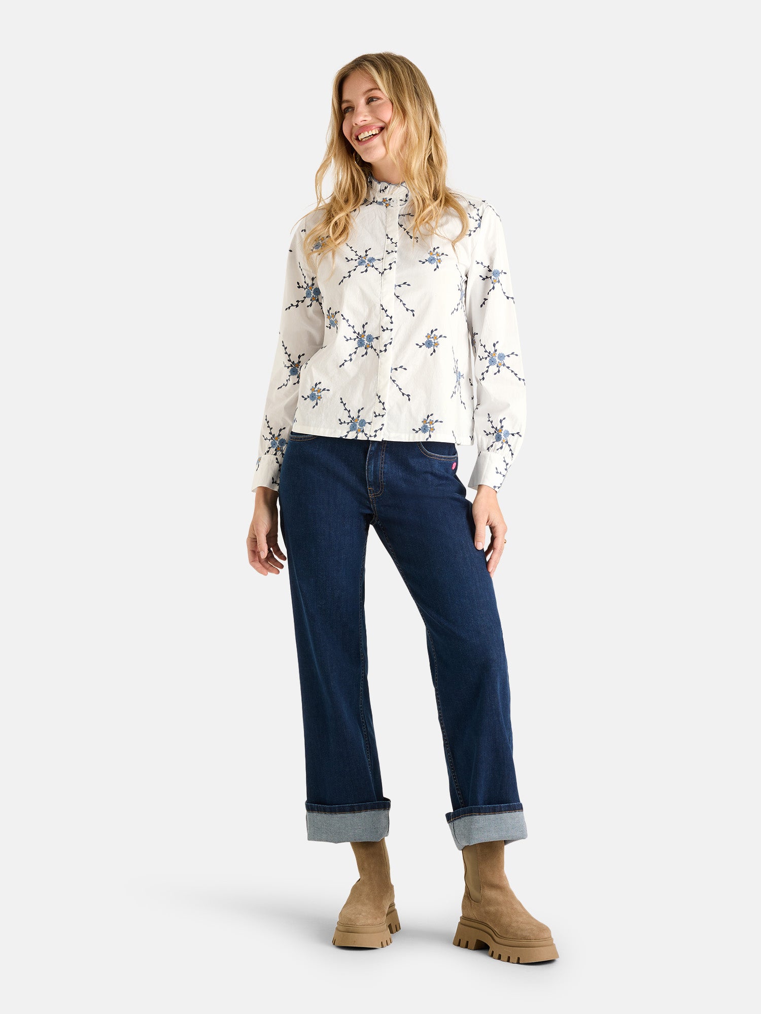 Bluse "AlieenL" aus Baumwolle