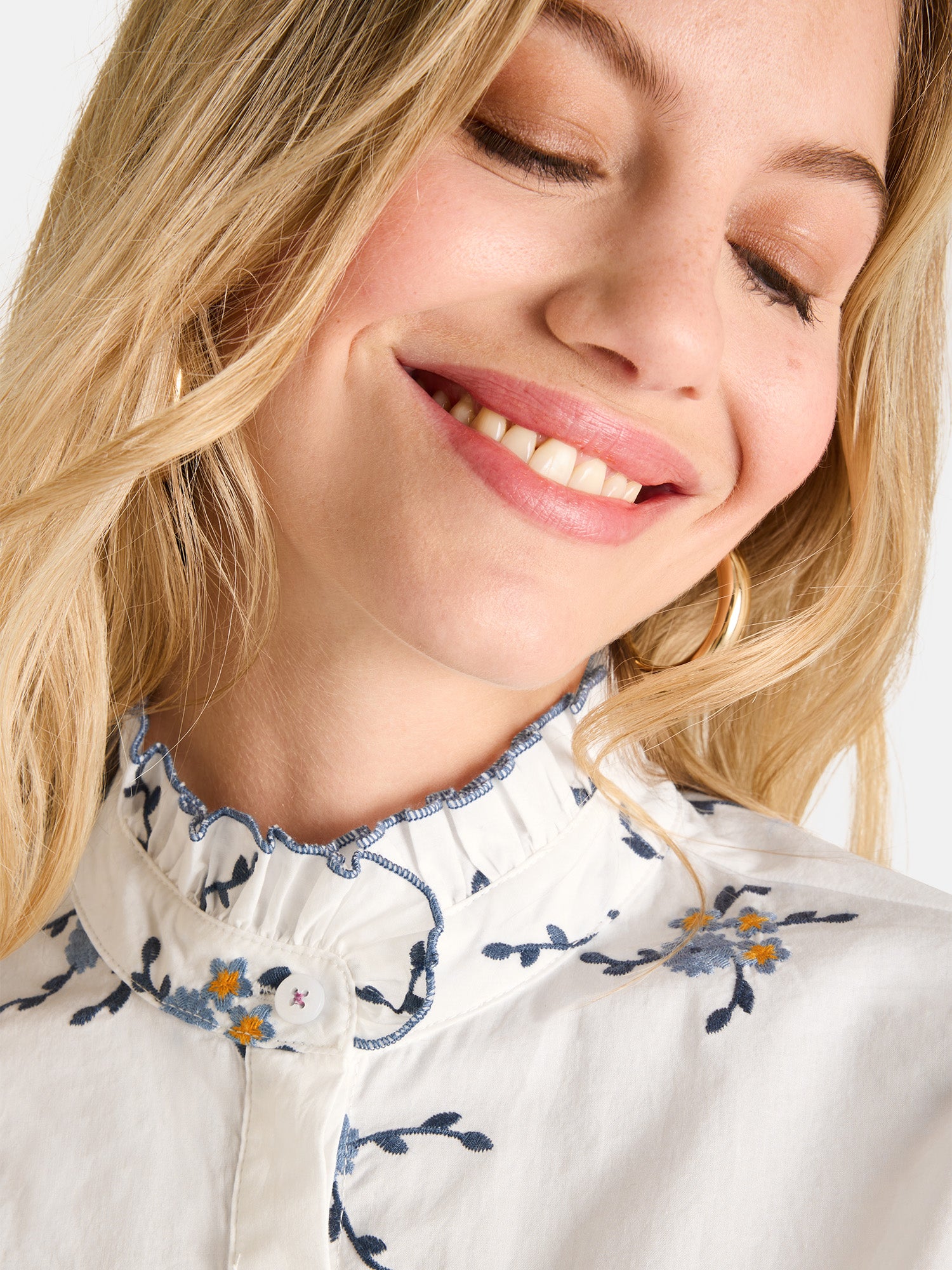Bluse "AlieenL" aus Baumwolle