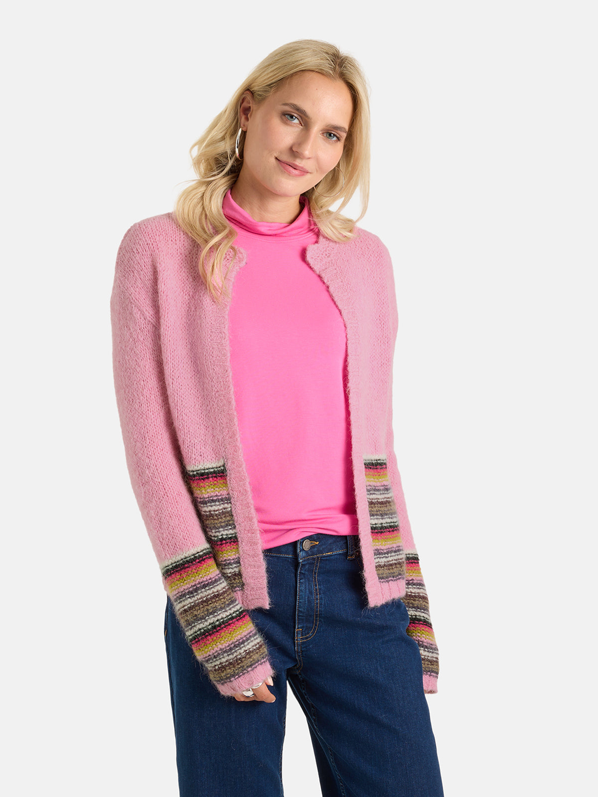 Strickjacke "AmraL" mit Alpaka