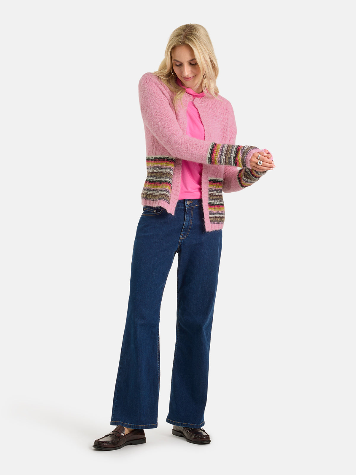 Strickjacke "AmraL" mit Alpaka