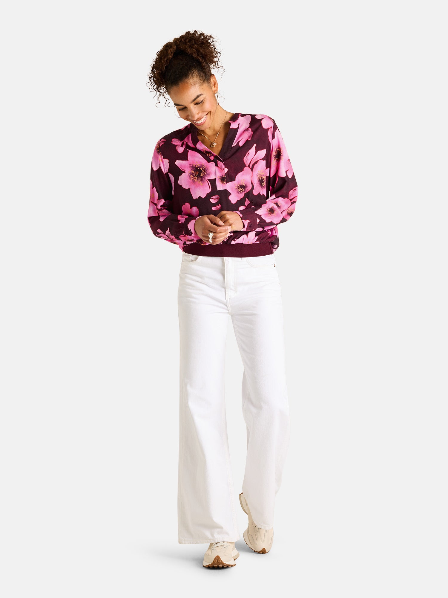 Bluse "AnneleL" aus Viskose