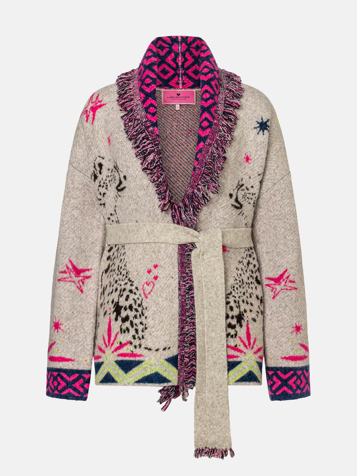 Strickjacke "AtinaL" mit Elasthan