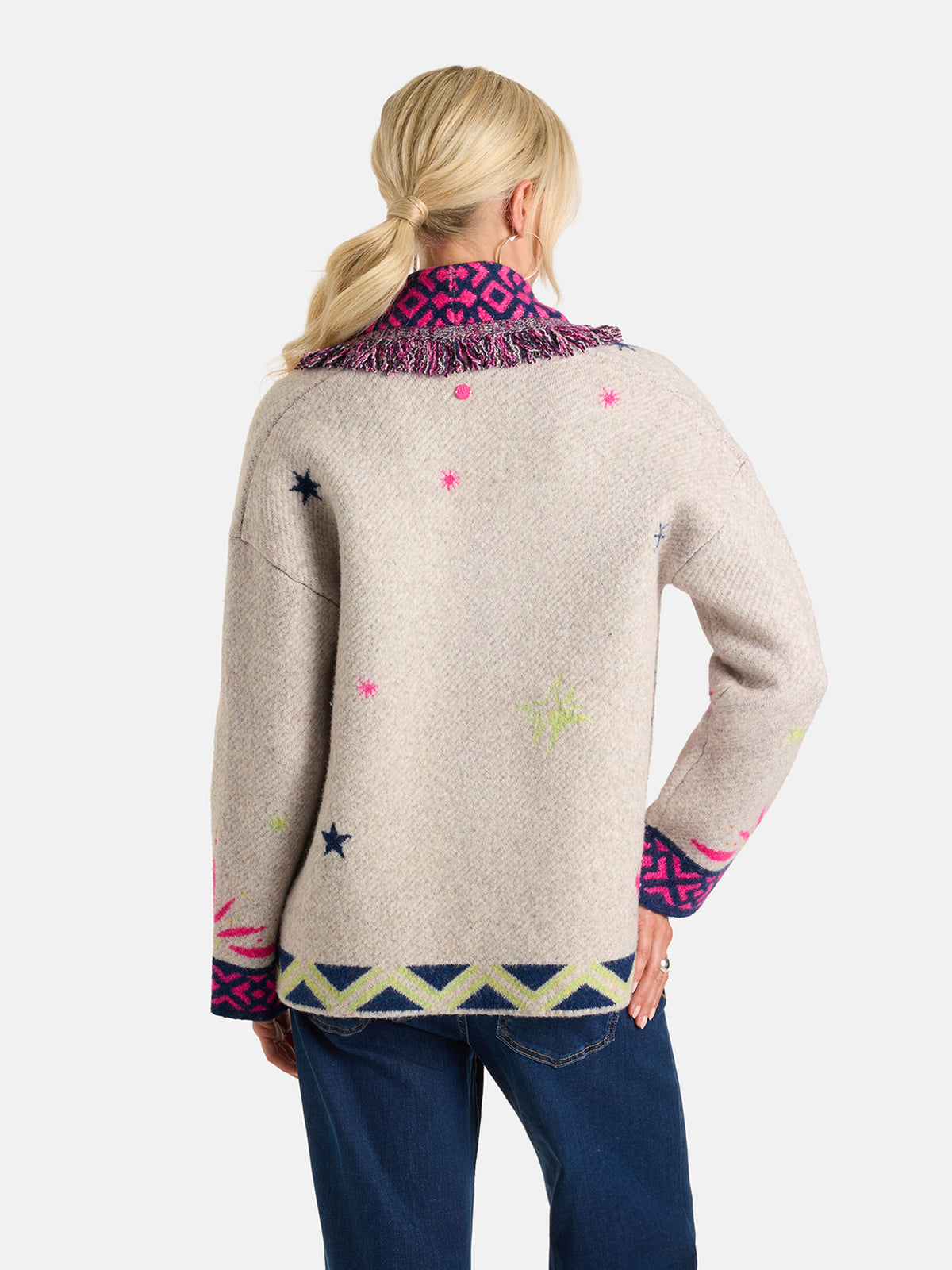 Strickjacke "AtinaL" mit Elasthan