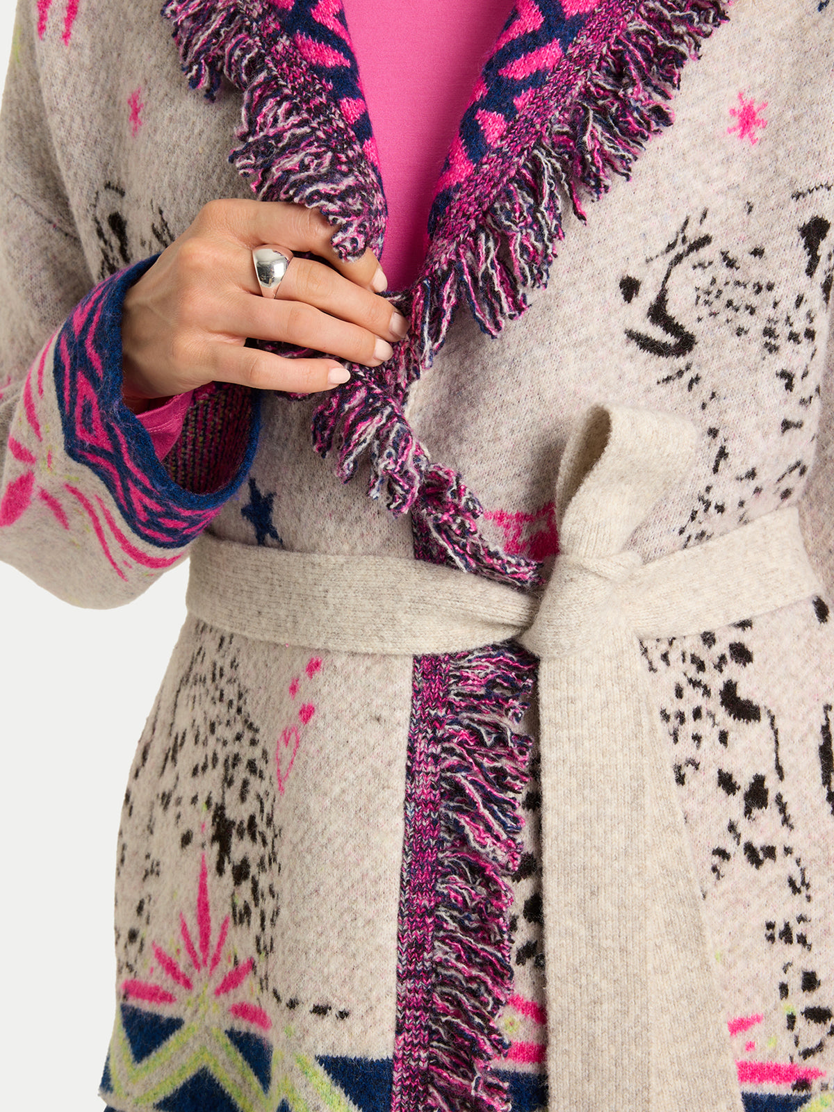 Strickjacke "AtinaL" mit Elasthan
