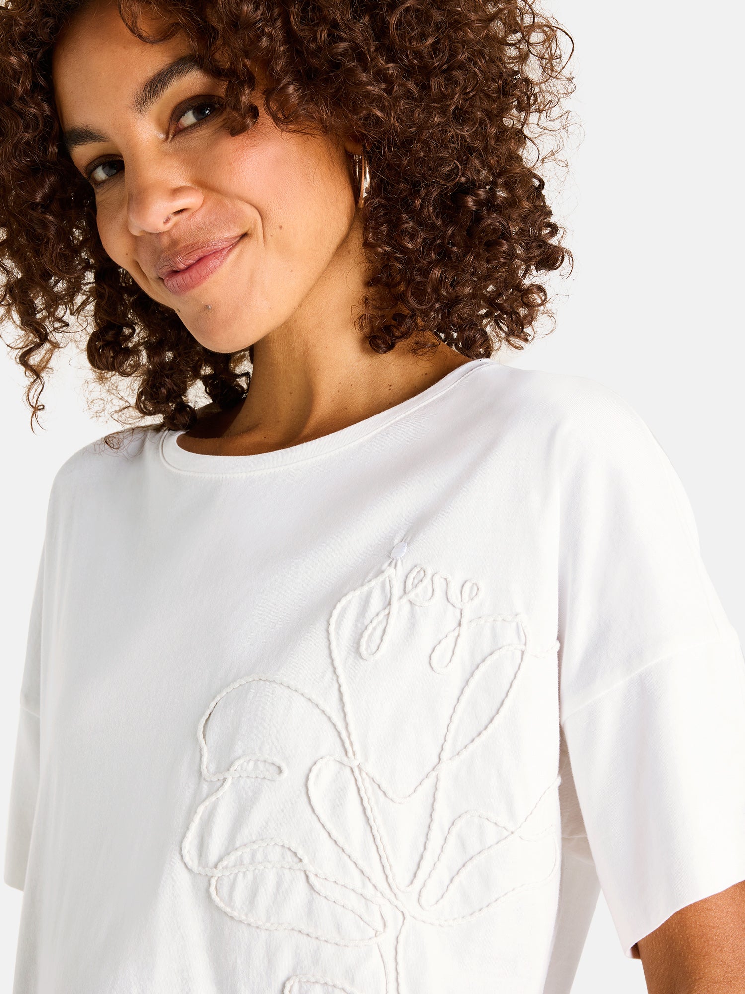 T-Shirt "BelindaL" aus Baumwolle