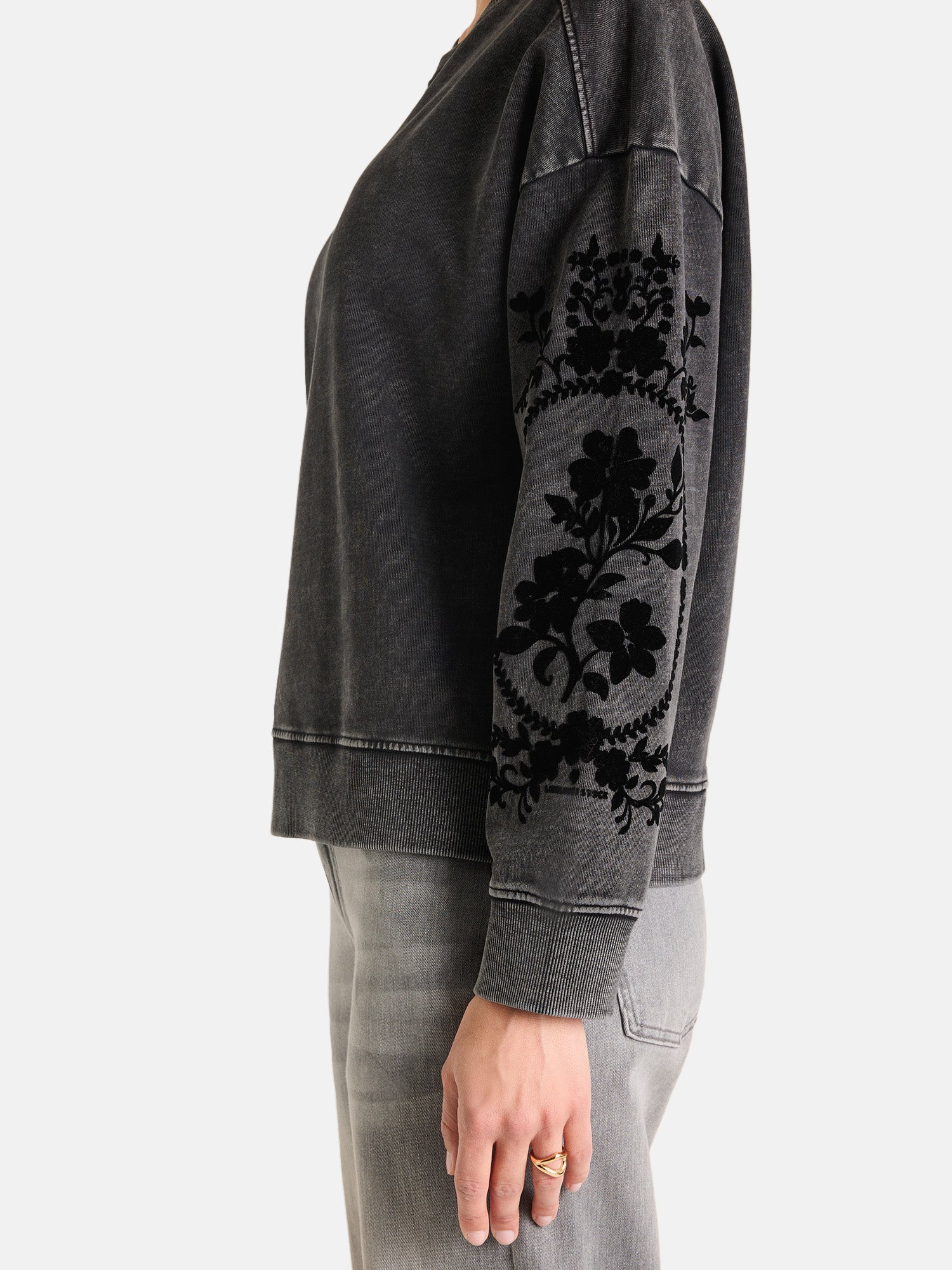 Sweatshirt "BettaL" aus Baumwolle
