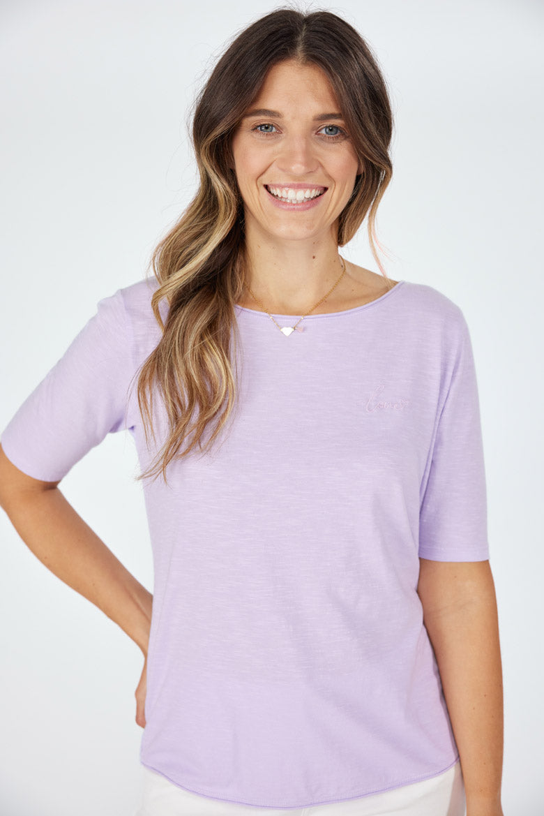 T-Shirt "CandiceEP" aus Baumwolle