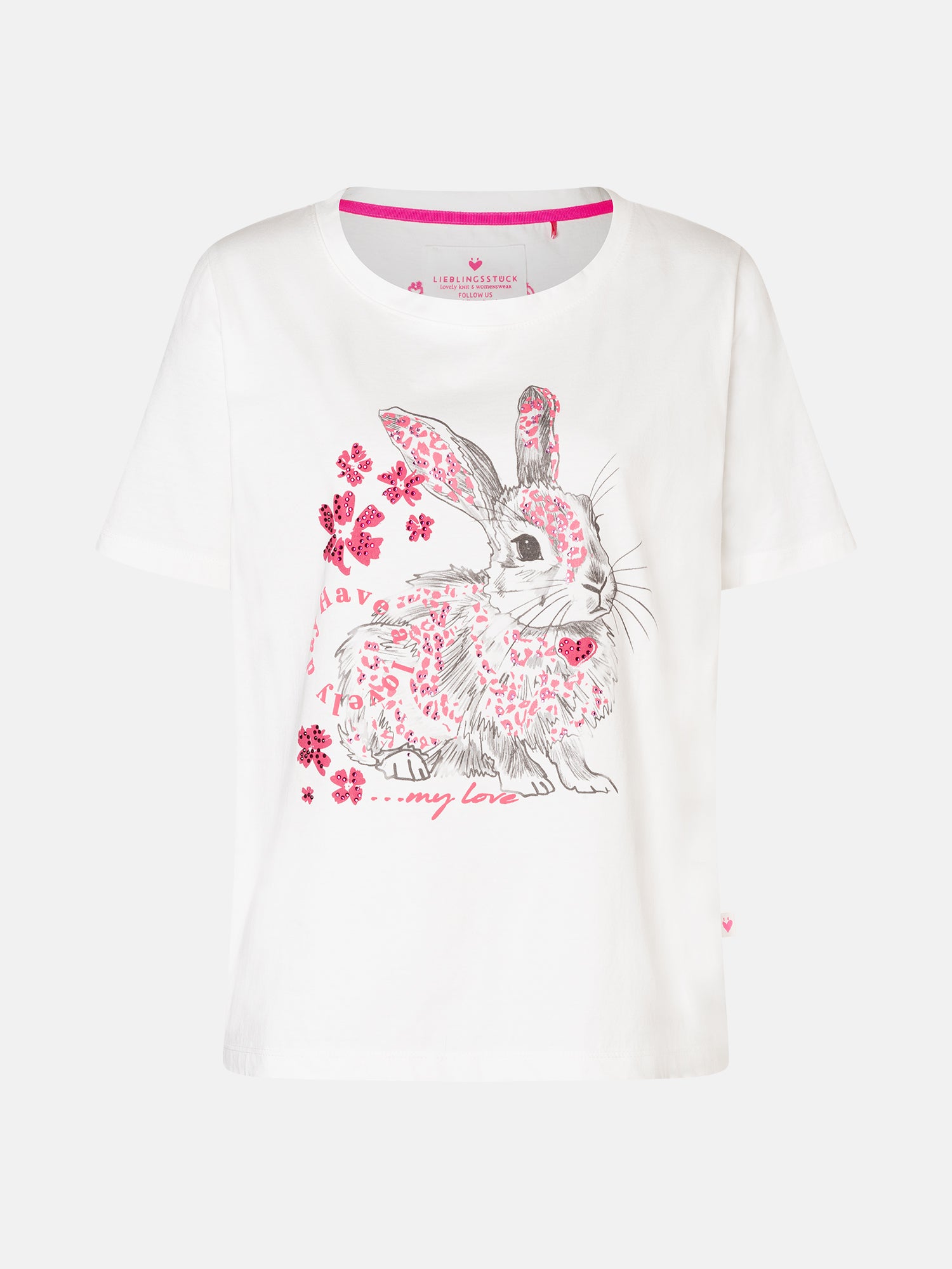 T-Shirt "CaraL" aus Baumwolle