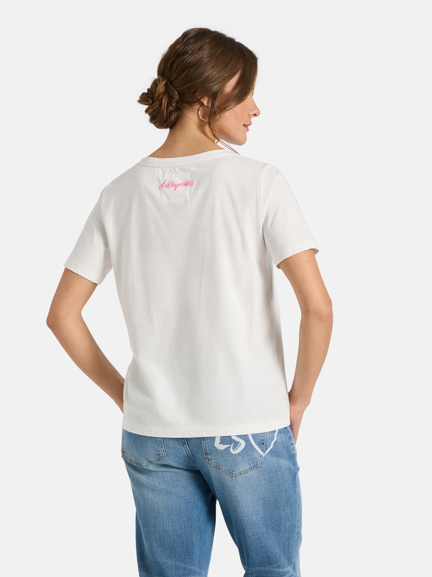 T-Shirt "CaraL" aus Baumwolle