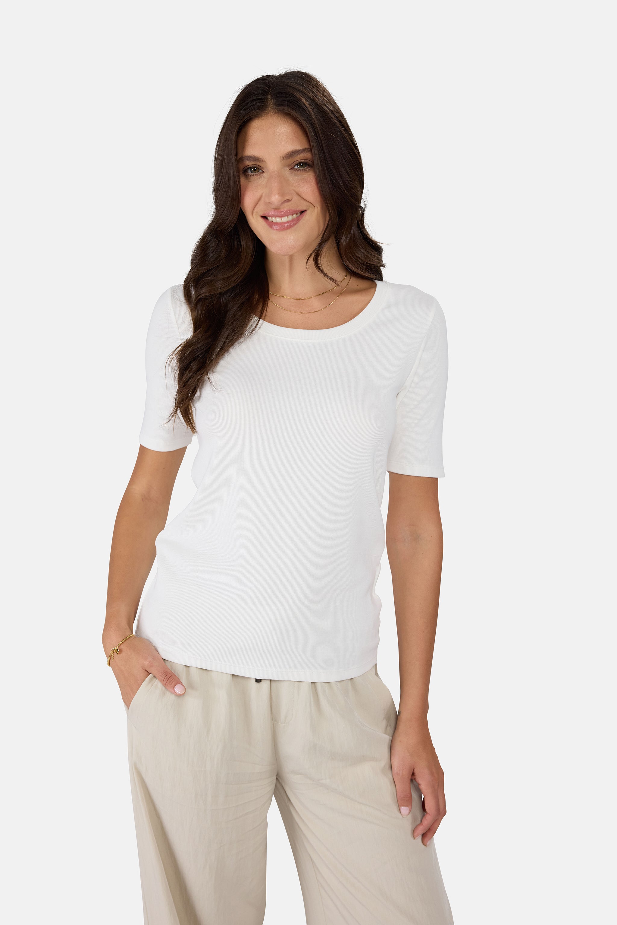 T-shirt "CarelaL" mit Modal