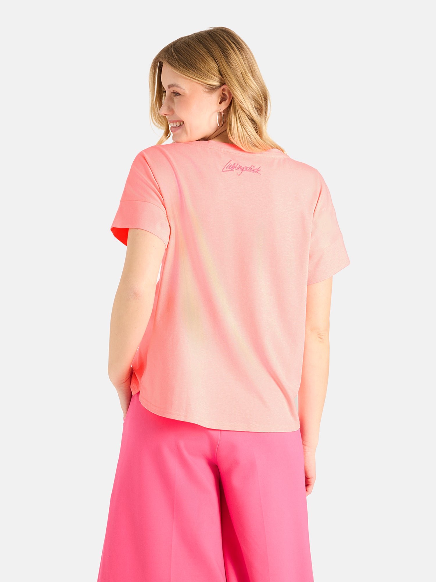 Shirt "DahliaL" aus Baumwollmix