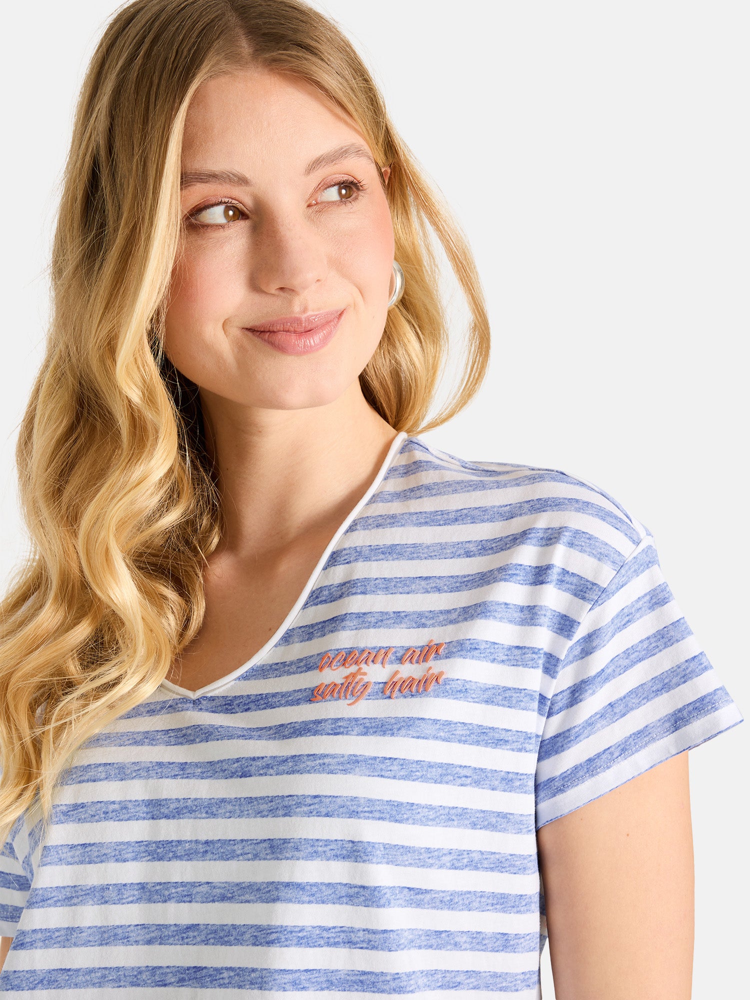 T-Shirt "DollyL" aus Baumwolle
